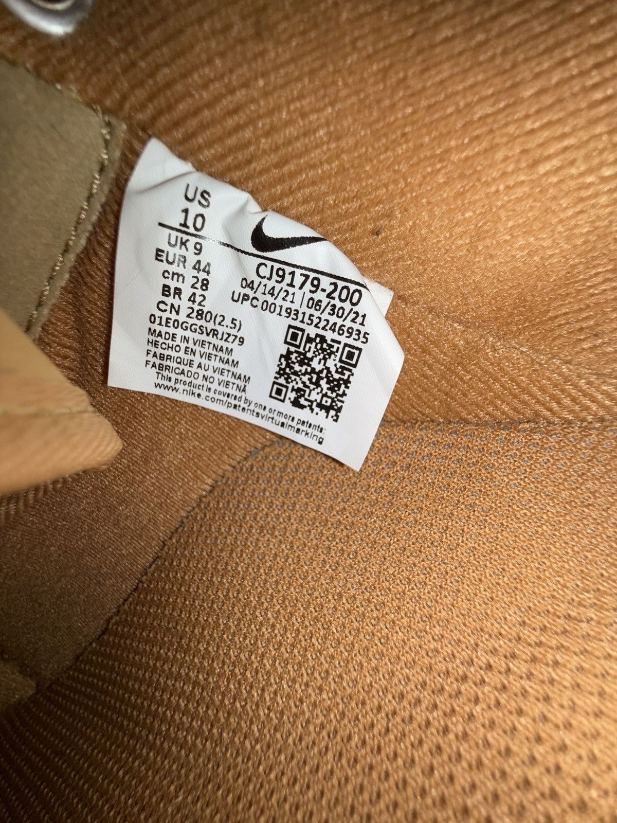 Nike Air Force 1 Low Flax Size US 10 / EU 43 - 7 Thumbnail