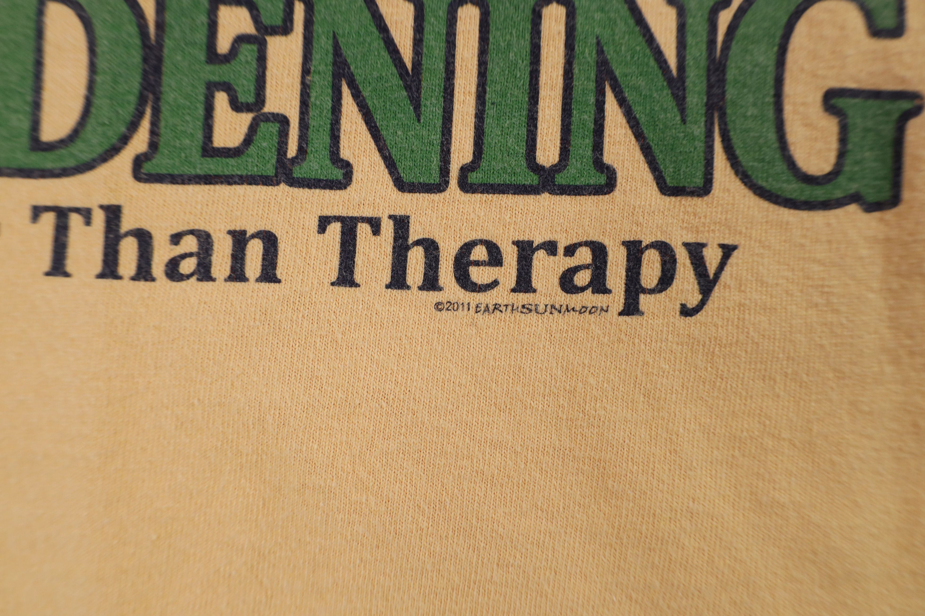 Vintage Vintage Y2K Streetwear Gardening Cheaper Therapy T-Shirt Size XL / US 12-14 / IT 48-50 - 5 Thumbnail