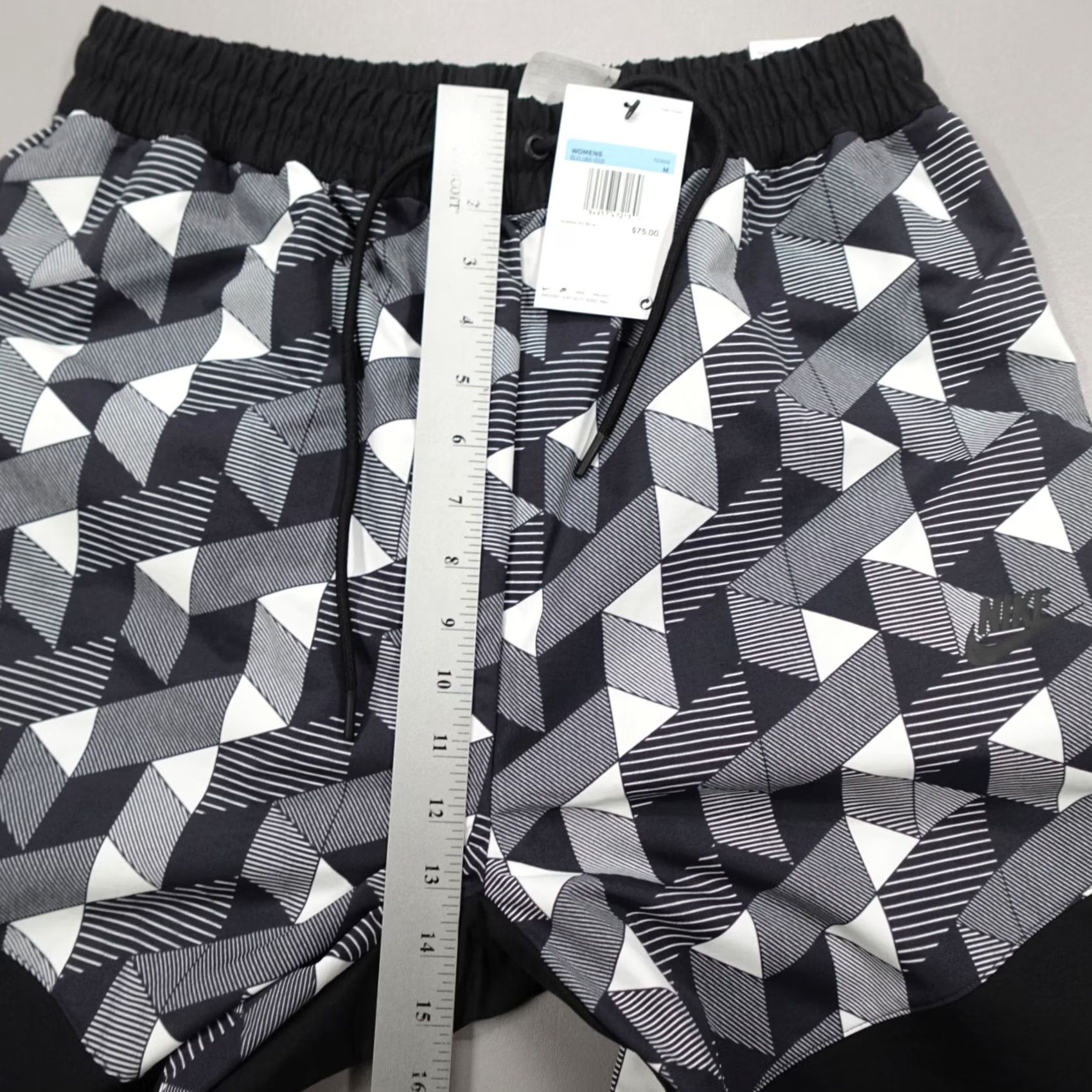 Nike Nike Serena Williams Design Crew Woven Tennis Pants DJ1160 Women's M Black Geometric Track Pants Pockets Dri-FIT Tennis Activewear Casual Travel Size 32" / US 10 / IT 46 - 6 Thumbnail