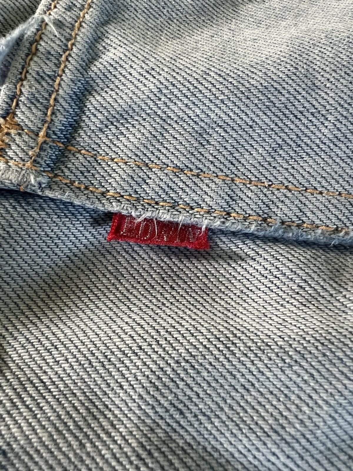 Edwin × Vintage RARE VINTAGE 70's EDWIN BAGGY JEANS Size US 31 - 3 Thumbnail