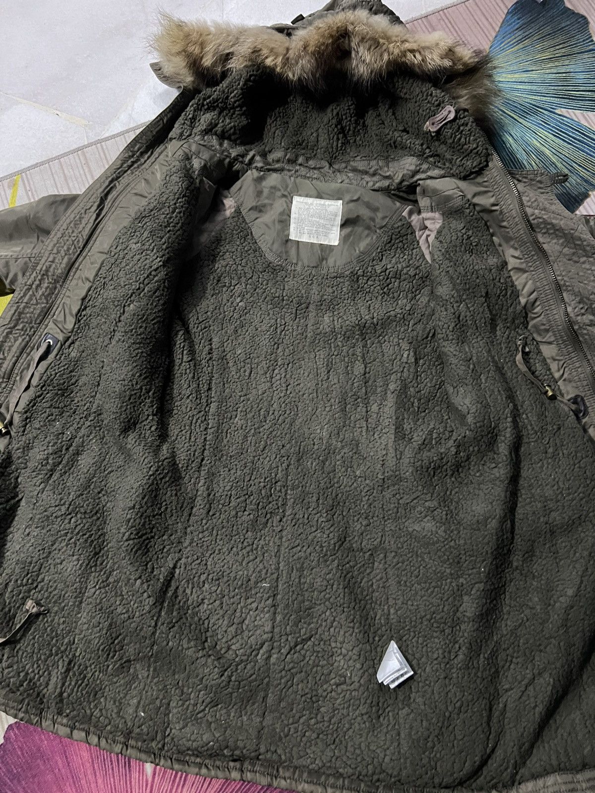 If Six Was Nine × Le Grande Bleu (L.G.B.) Vintage 2000’s G.O.A Military Parka Fur Jacket Size US S / EU 44-46 / 1 - 21 Thumbnail