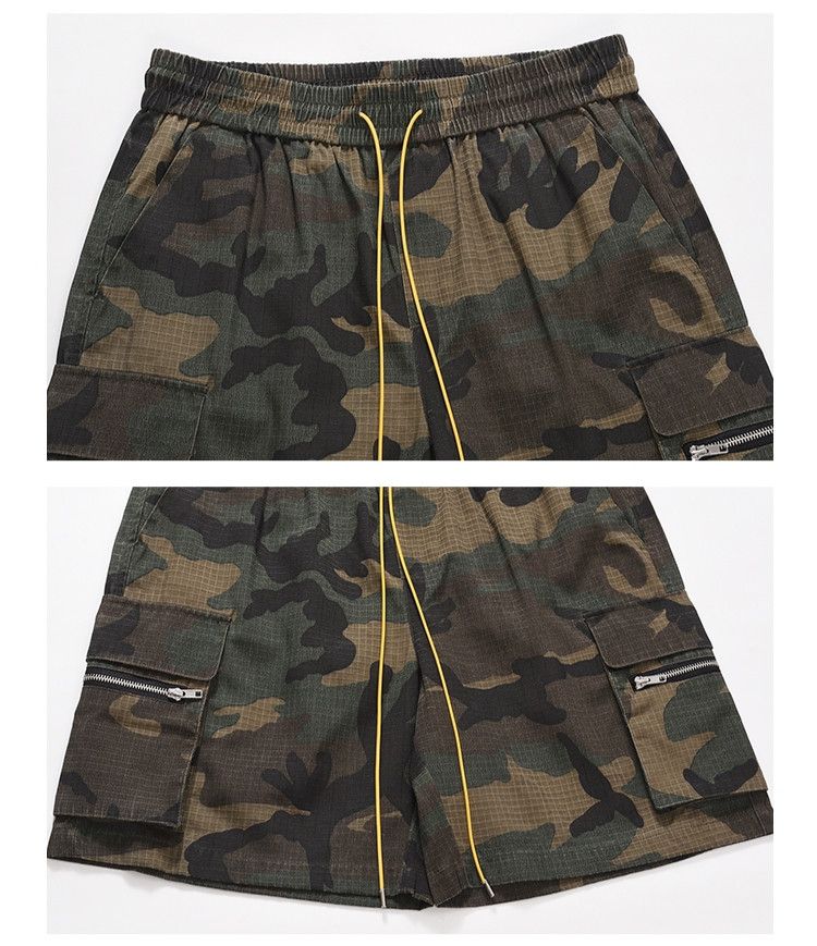 Japanese Brand × Vintage Denim Shorts Large Pocket Camouflage Workwear Size US 31 - 8 Thumbnail