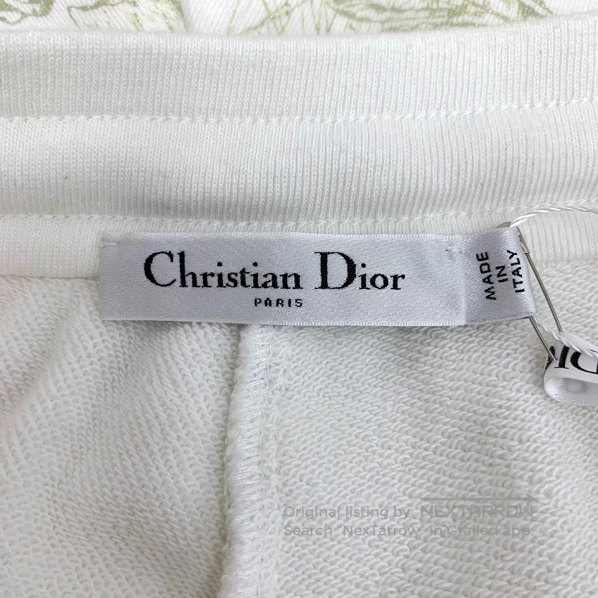 Dior christian dior white animal print shorts. Size 28" / US 6 / IT 42 - 5 Thumbnail