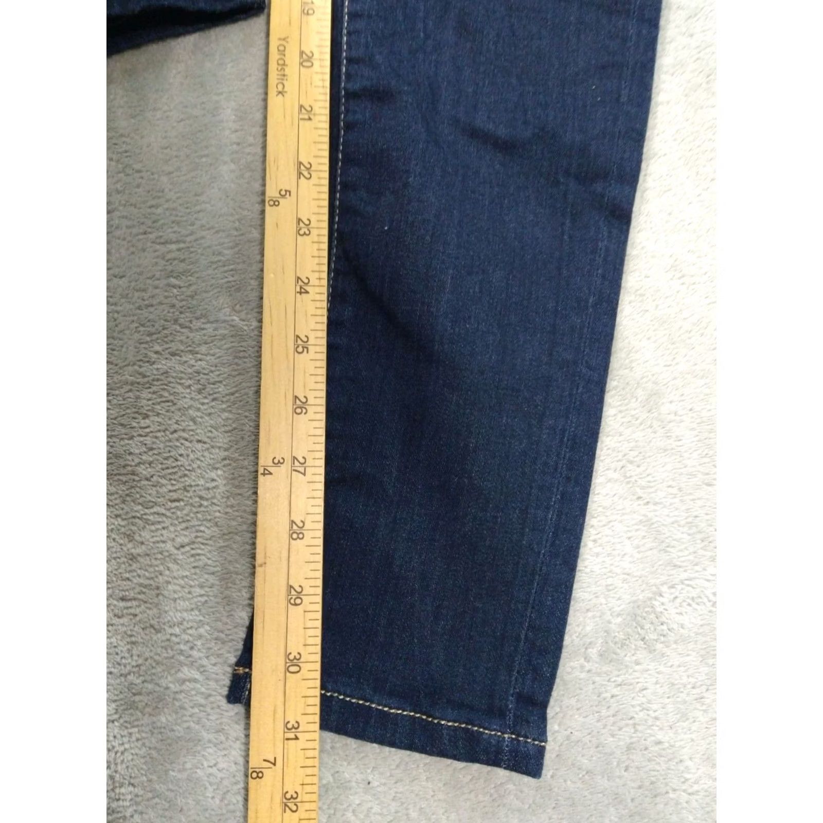Vintage Buckle BKE Jeans Womens 29x31.5 Blue Denim Payton Universal Fit Mid Rise Skinny Size 29" - 5 Thumbnail