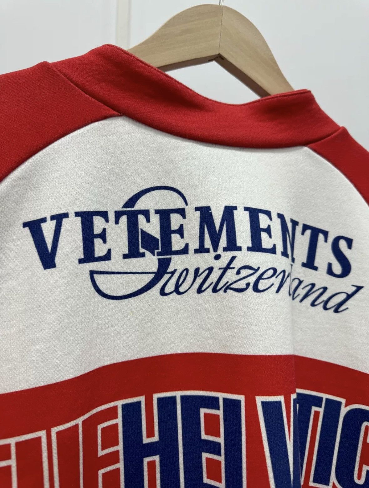 Vetements Vetements 20ss Helvetica cotton hockey jersey hoodie Size US S / EU 44-46 / 1 - 6 Thumbnail