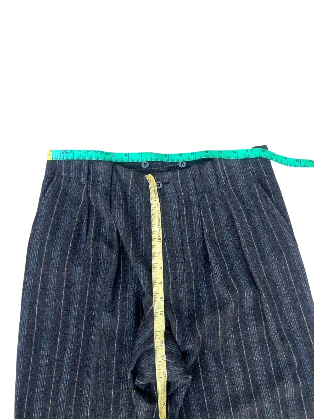 Nigel Cabourn Vintage Nigel Cabourn Striped Wool Baggy Trouser Pant Size US 32 / EU 48 - 2 Thumbnail