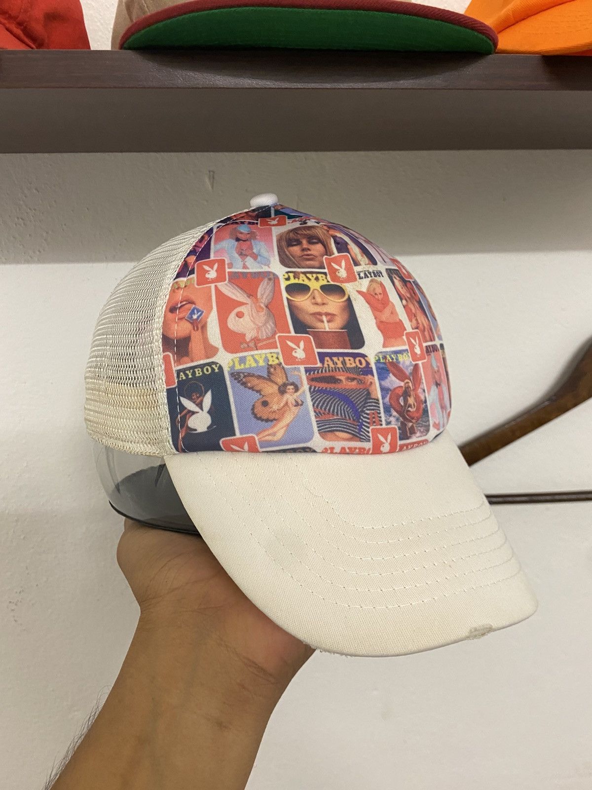 Playboy × Vintage Vintage Playboy Trucker Rare Size ONE SIZE - 1 Thumbnail