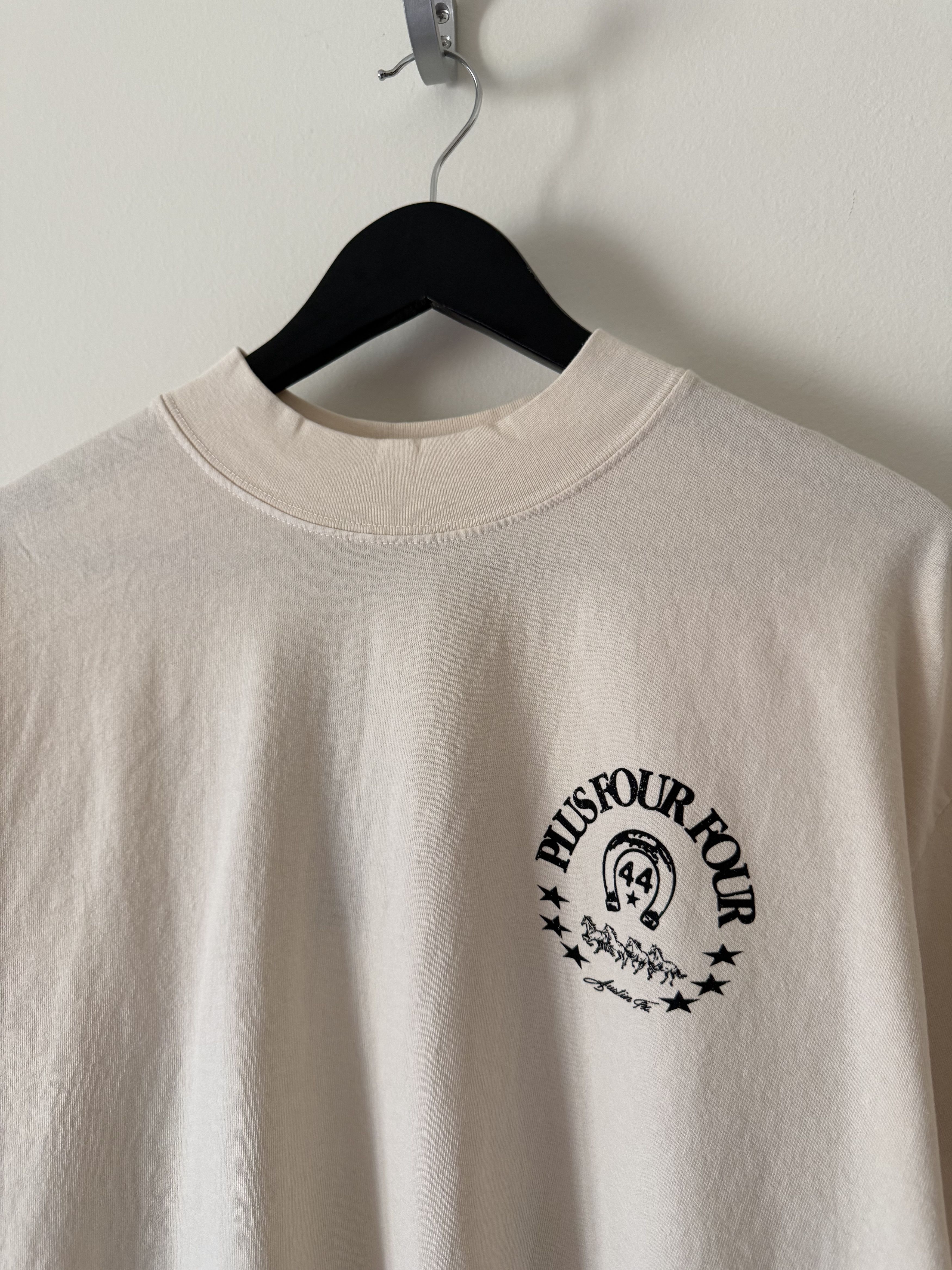 +44 +44 Lewis Hamilton Still We Rise Boxy Tee in Bone White Size US L / EU 52-54 / 3 - 5 Thumbnail
