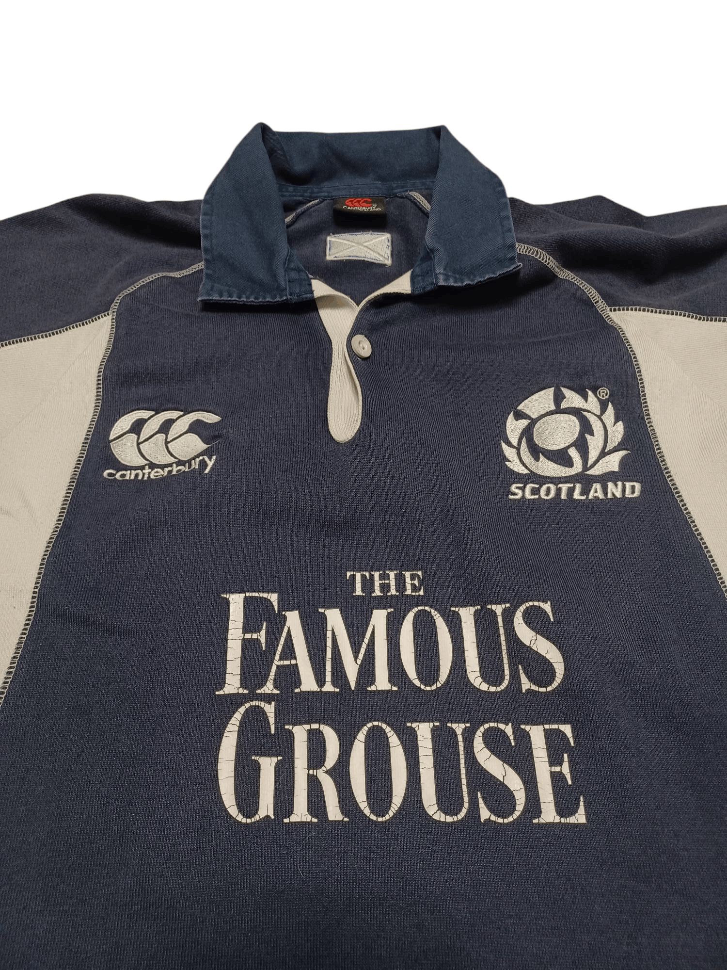 Canterbury of New Zealand SCOTLAND RUGBY TEAM CANTERBURY VINTAGE POLO SHIRT Size US M / EU 48-50 / 2 - 2 Thumbnail