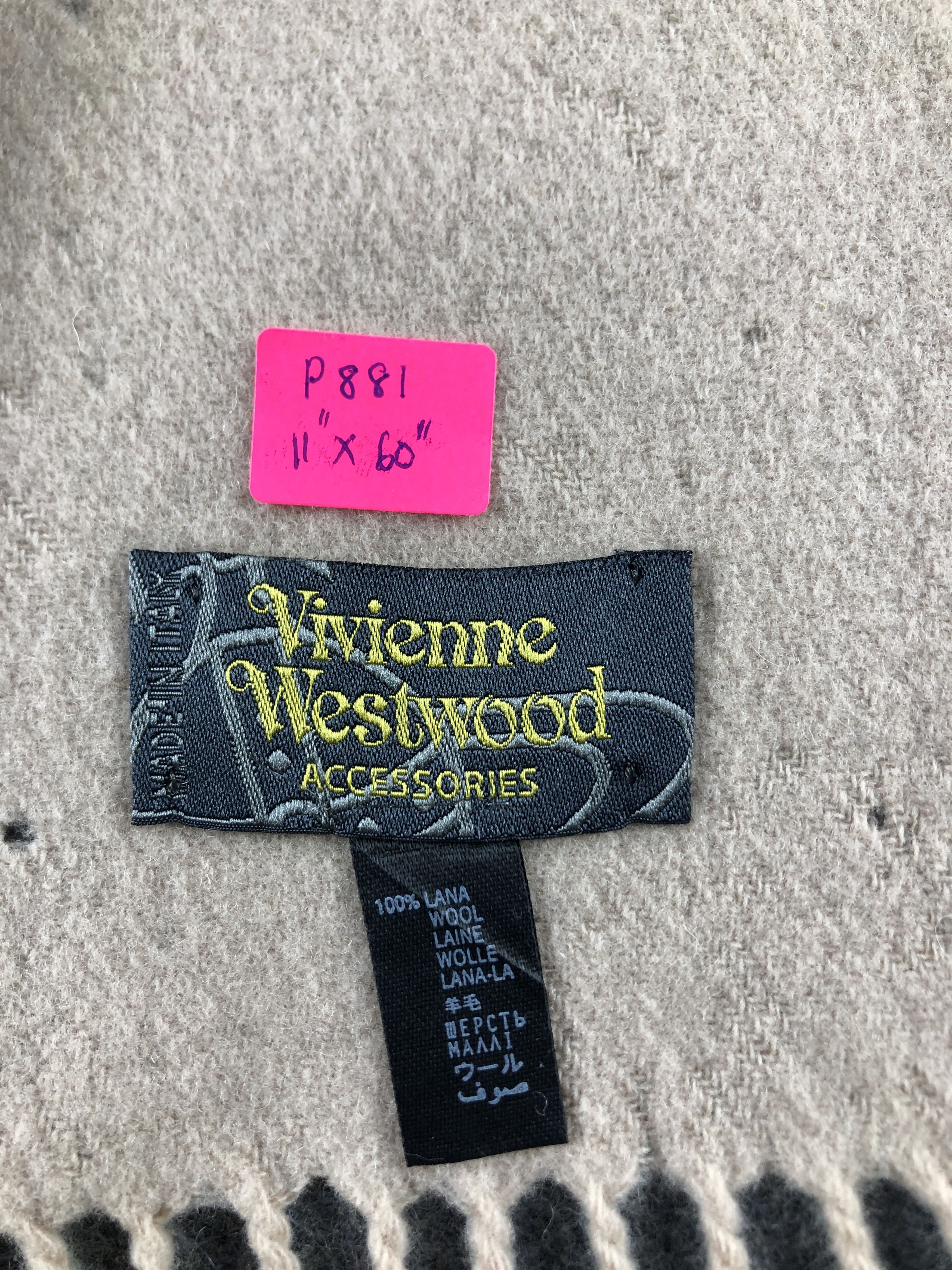 Vintage Vivienne Westwood Scarf / Muffler / Neckwear P881 Size ONE SIZE - 4 Thumbnail