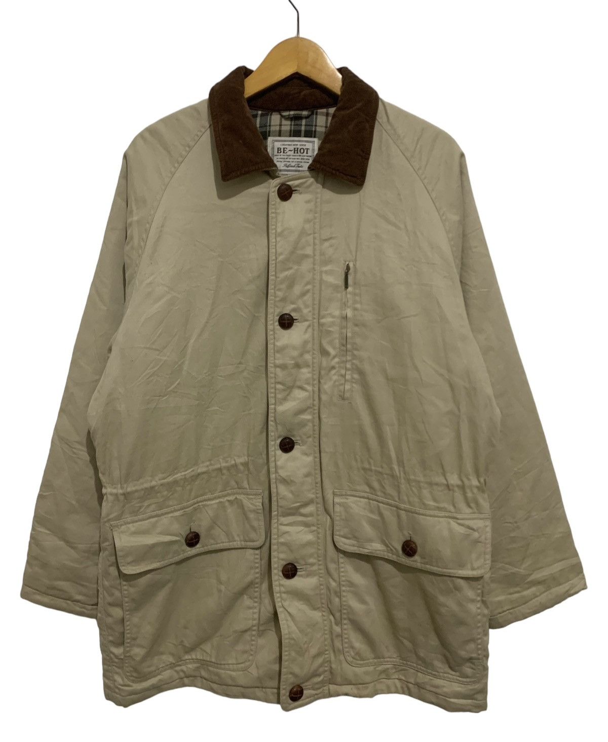 image of Archival Clothing x Avant Garde Japanese Be Hot Parka Jacket Lgb Style in Brown, Men's (Size 2XL)