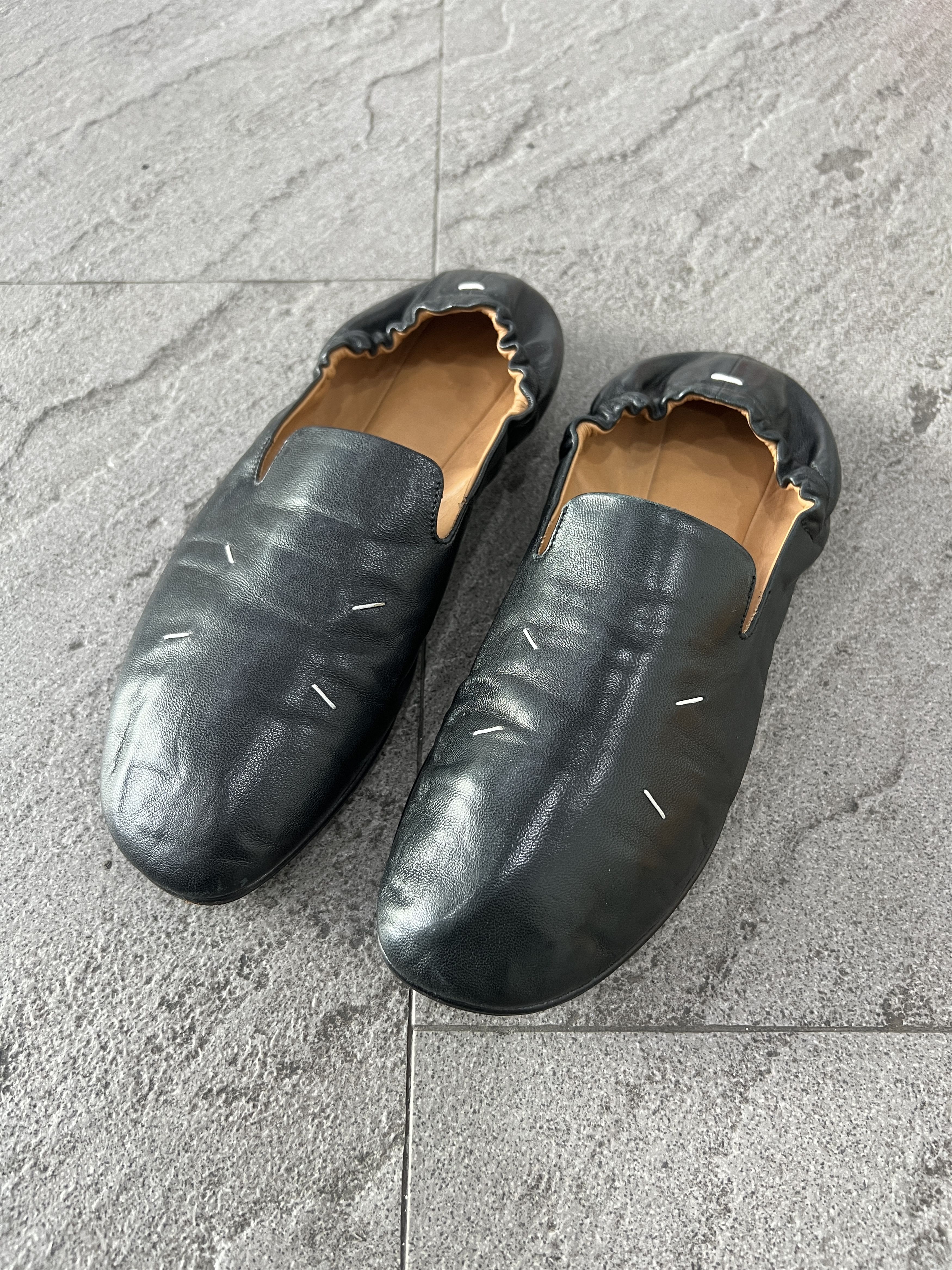 Maison Margiela Maison Margiela Four Stitch Leather Slip On EU37 Size US 7 / IT 37 - 3 Thumbnail