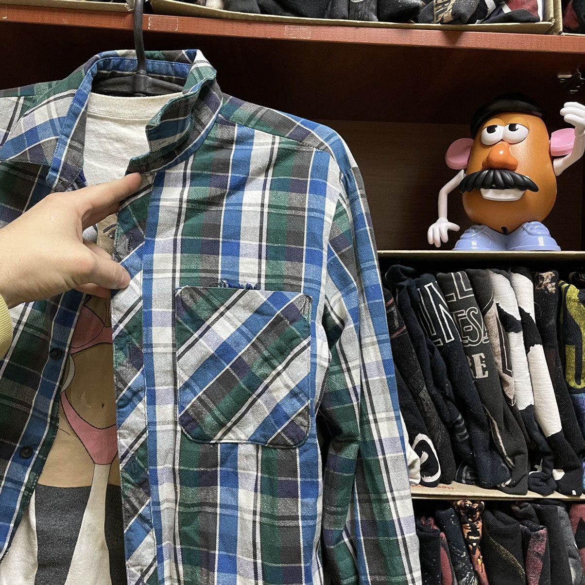 Vintage Vintage 90s Plaid Shirt Graphic Tee Streetwear Y2K Relaxed S Size US S / EU 44-46 / 1 - 4 Thumbnail