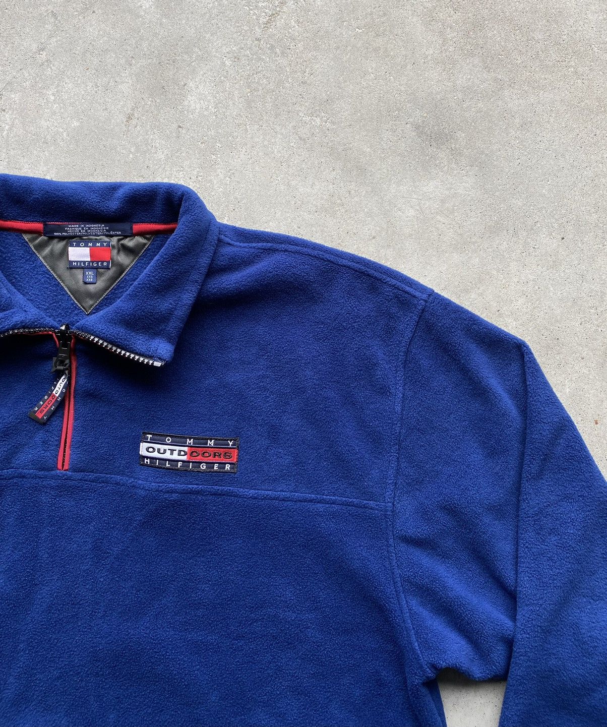 Tommy Hilfiger vintage 90s TOMMY HILFIGER OUTDDORS EXPEDITION fleece jacket Size US XXL / EU 58 / 5 - 2 Thumbnail