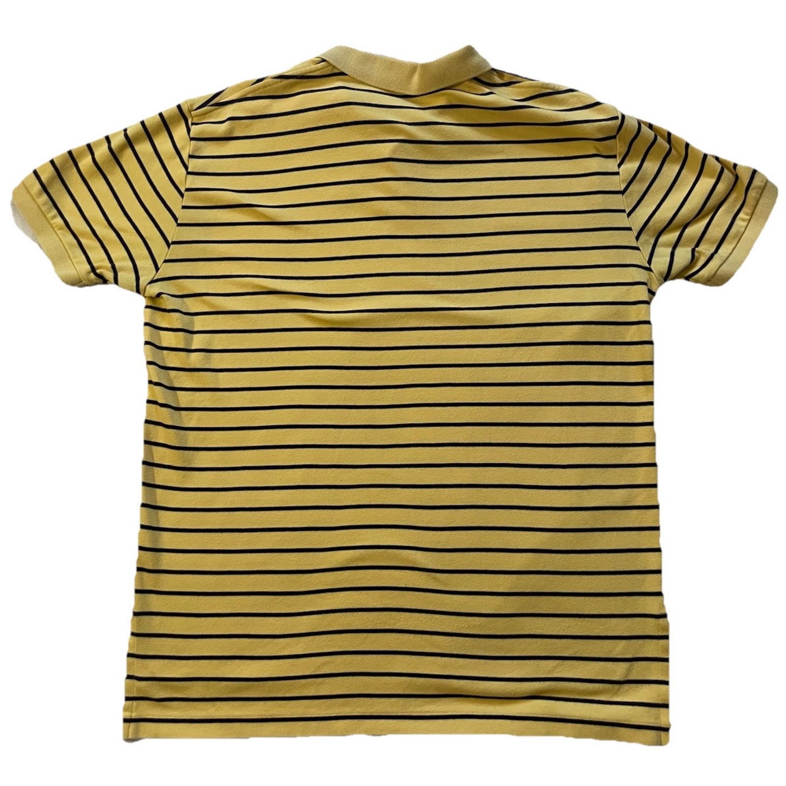 Polo Ralph Lauren Rare VTG POLO RALPH LAUREN Pony Striped Polo Shirt Yellow Size US L / EU 52-54 / 3 - 4 Thumbnail