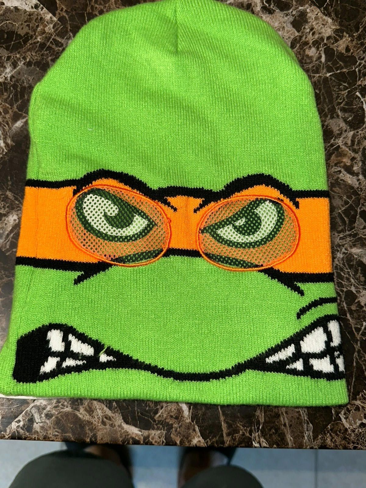 Nickelodeon TMNT Michelangelo Beanie – Retro Ninja Style Beanie Size ONE SIZE - 1 Thumbnail
