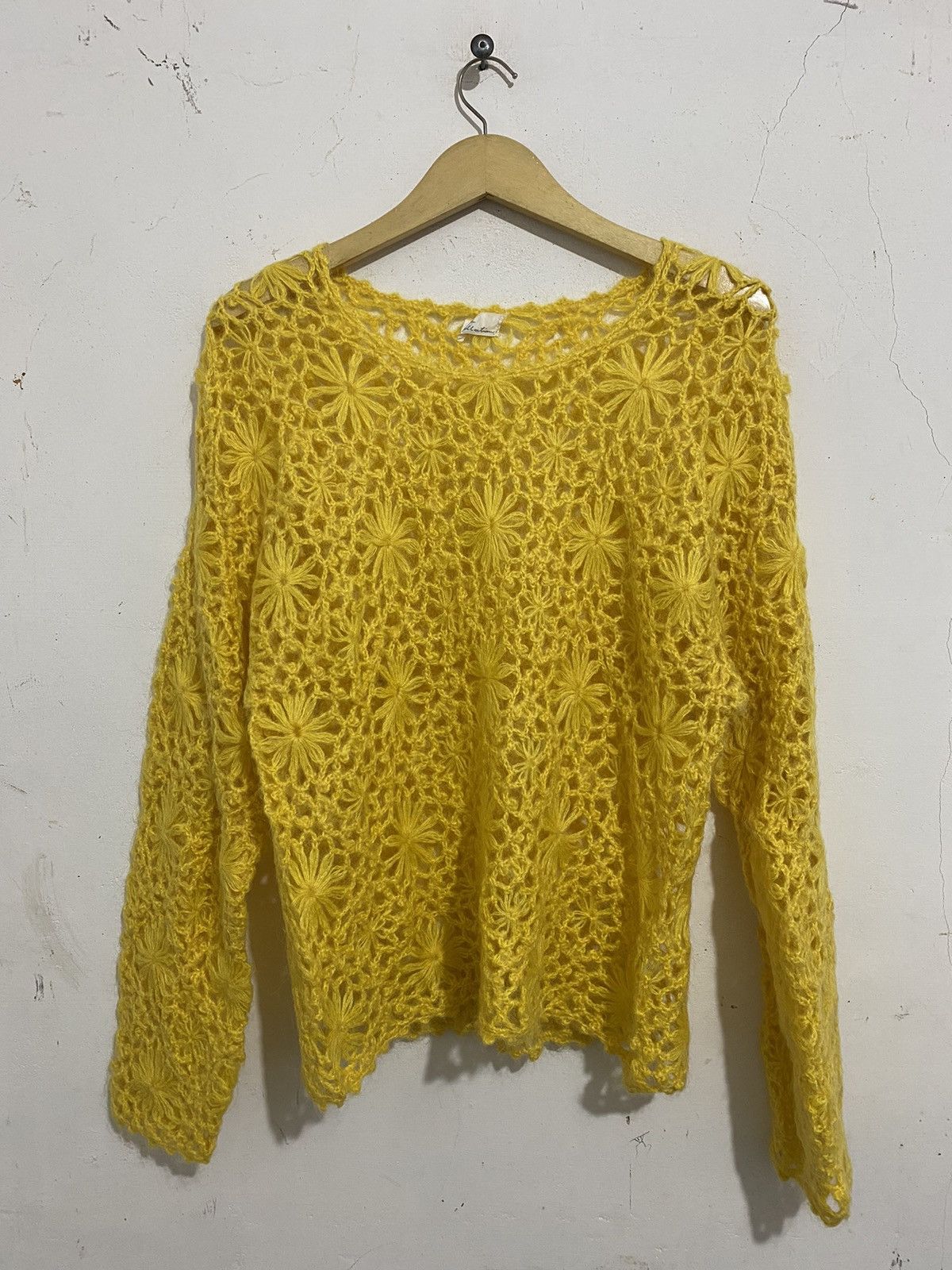 Hysteric Glamour 🖤BLACKFRIDAY🖤Aw Japanesebrand knitted flower isseymiyake Size US L / EU 52-54 / 3 - 1 Thumbnail
