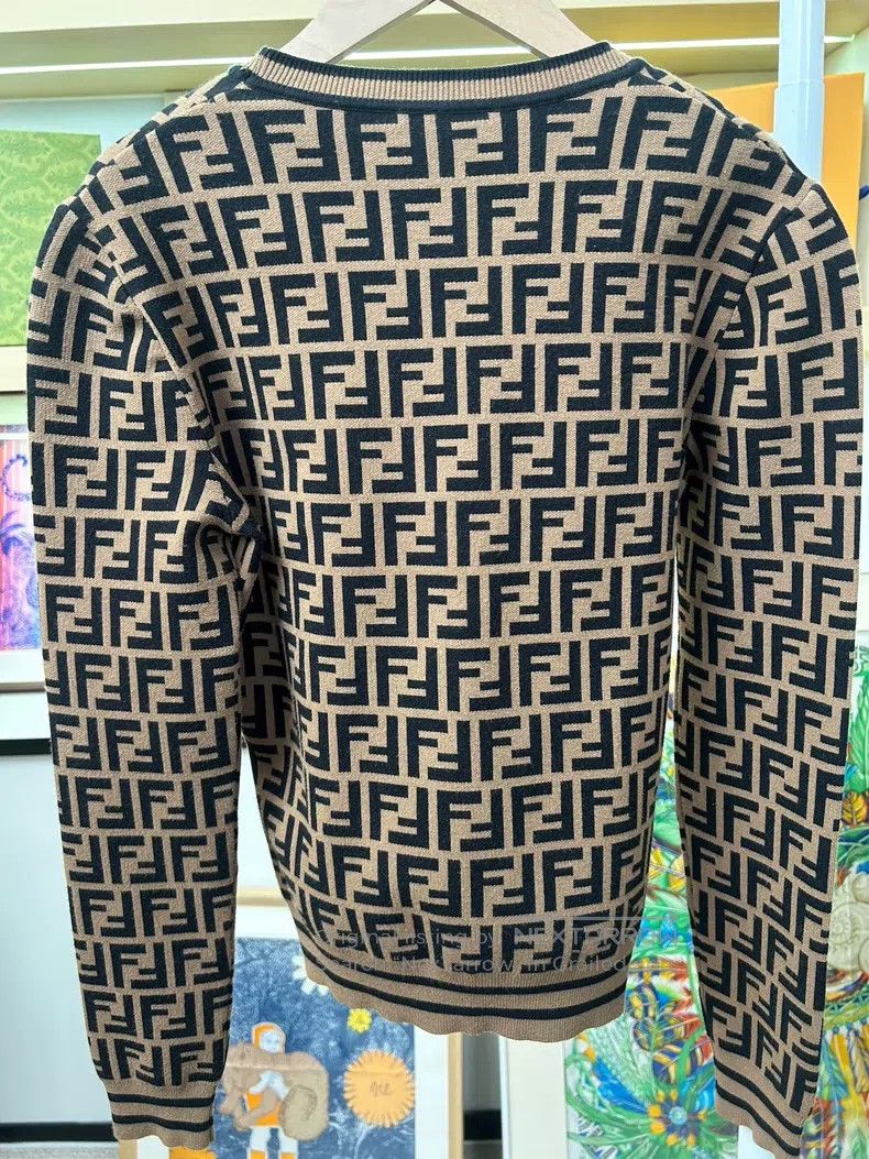 Fendi Fendi Monogram Knit Top Size XS / US 0-2 / IT 36-38 - 2 Thumbnail