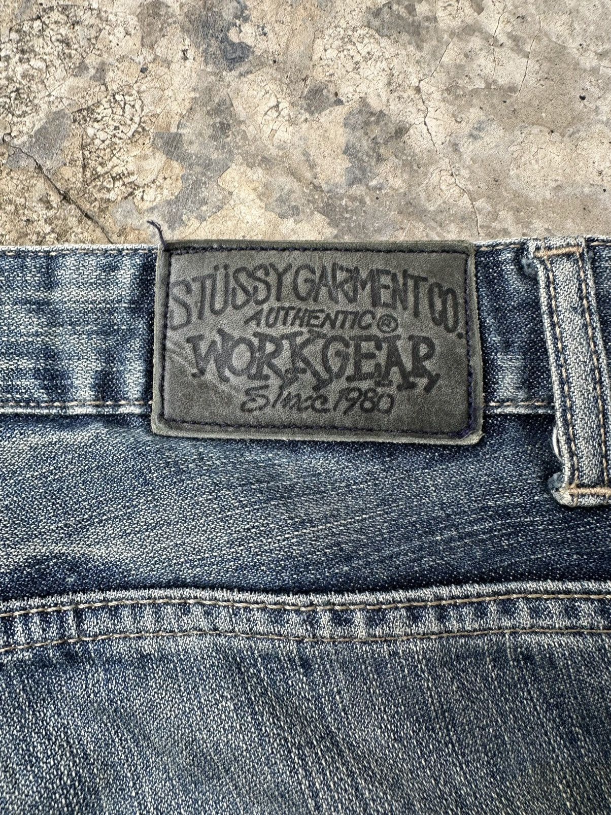Stussy × Vintage Vintage Stussy Work Gear Jeans Size US 32 / EU 48 - 11 Thumbnail