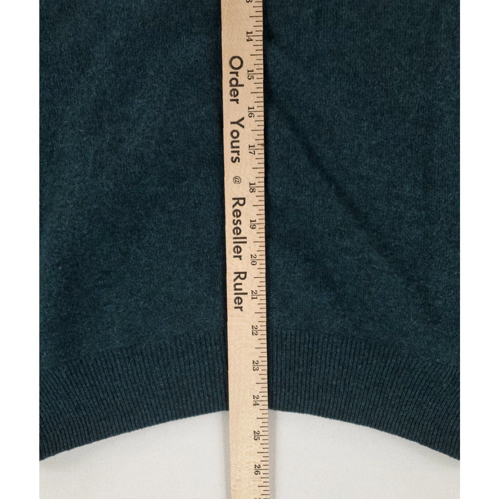 J.Crew **J.CREW MEN'S REGULAR FIT CASHMERE V-NECK BLUE-GREEN PULLOVER** User: J.CREW MEN'S REGULAR FIT CASHMERE V-NECK GREEN PULLOVER Size US M / EU 48-50 / 2 - 6 Thumbnail