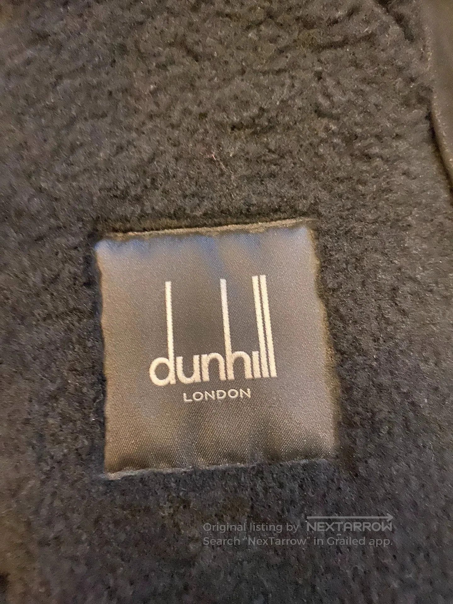 Alfred Dunhill Black Fleece Collar Button. Size US S / EU 44-46 / 1 - 7 Thumbnail