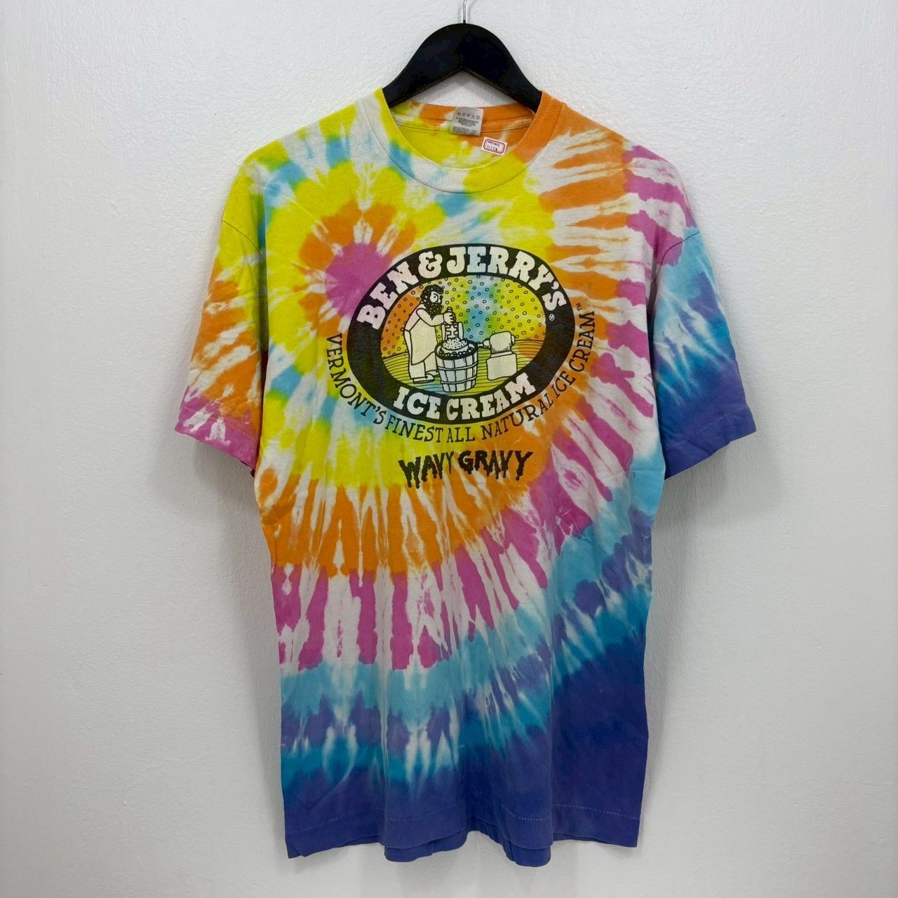 Vintage Vintage 90s Ben & Jerry's Wavy Gravy Shirt (Size L) wts03 Size US L / EU 52-54 / 3 - 2 Thumbnail