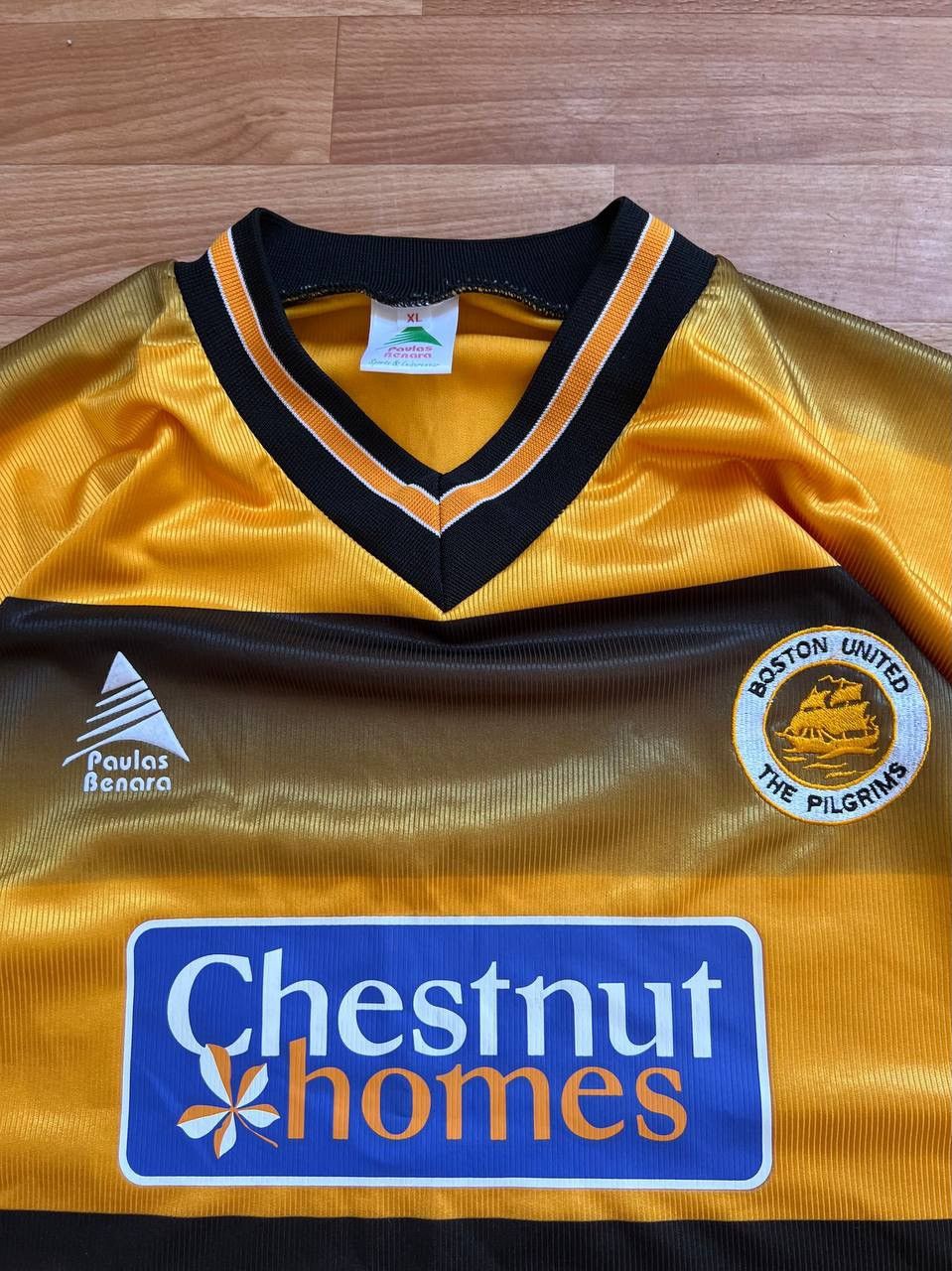 Vintage 2004 BOSTON UNITED HOME SOCCER JERSEY FOOTBALL SHIRT RARE Size US XL / EU 56 / 4 - 6 Thumbnail