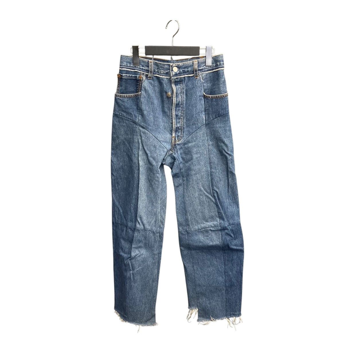 Levi's × Vetements AW17 Reconstructed Patchwork Denim Size 27" / US 4 / IT 40 - 1 Thumbnail