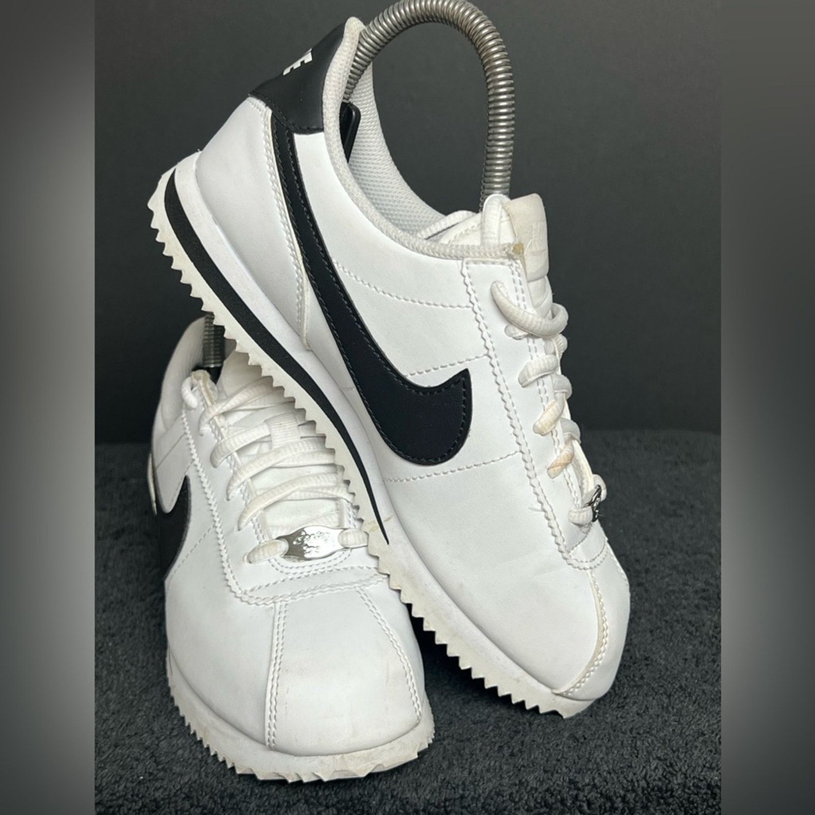 Nike Nike Boys Cortez Basic SL White Casual Shoes Size 4Y W5.5 Size US 5.5 / IT 35.5 - 4 Thumbnail