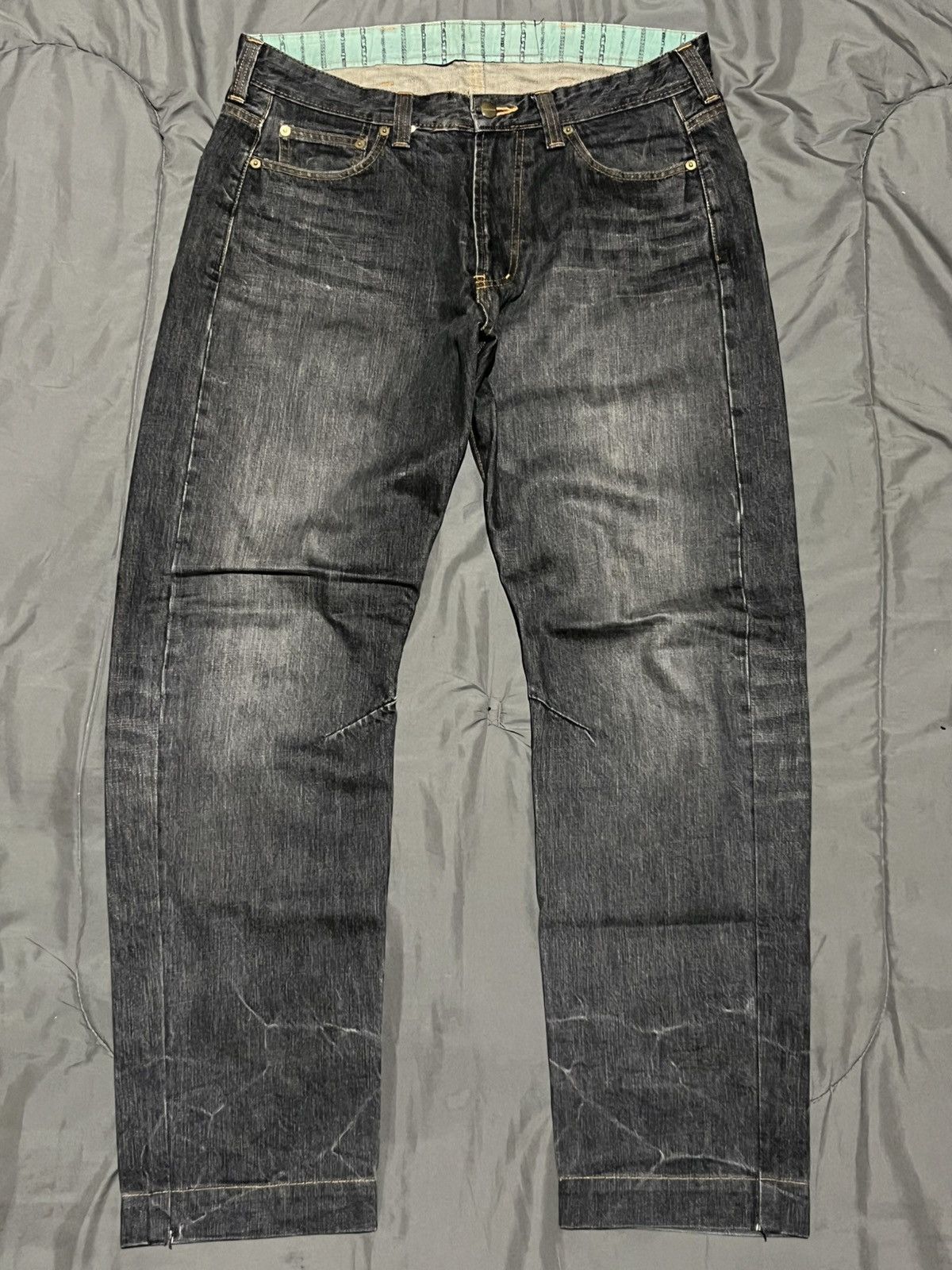 PHENOMENON Vintage PHENOMENON Chess Denim Size US 34 / EU 50 - 1 Thumbnail