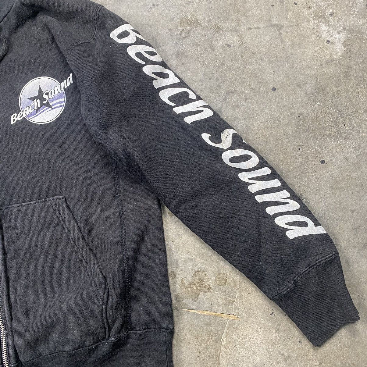 Japanese Brand × Vintage Y2K Beach Sound Poem Wording Heavyweight Zip Up Size US S / EU 44-46 / 1 - 11 Thumbnail