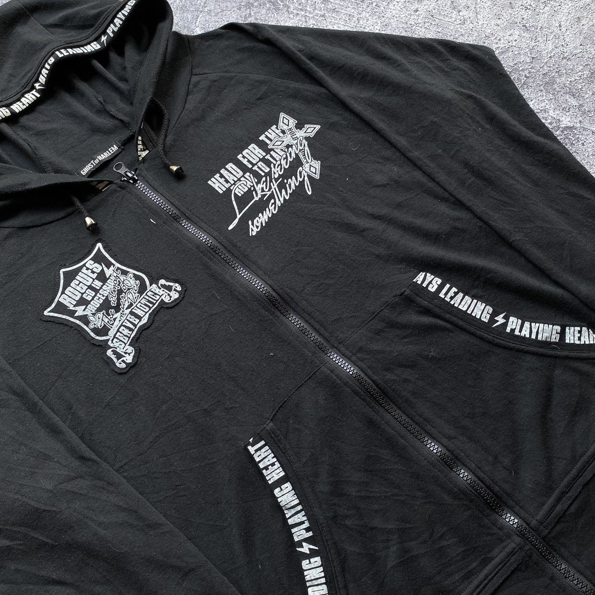 Japanese Brand GHOST Of HARLEM Zip Up Hoodies Size US M / EU 48-50 / 2 - 3 Thumbnail