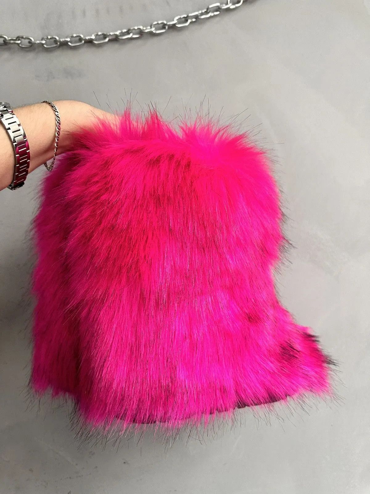 If Six Was Nine Wow😻IFSIXWASNINE VINTAGE FUR FAUX BOOTS MOON BOOTS JAPAN Size US 6 / IT 36 - 6 Thumbnail