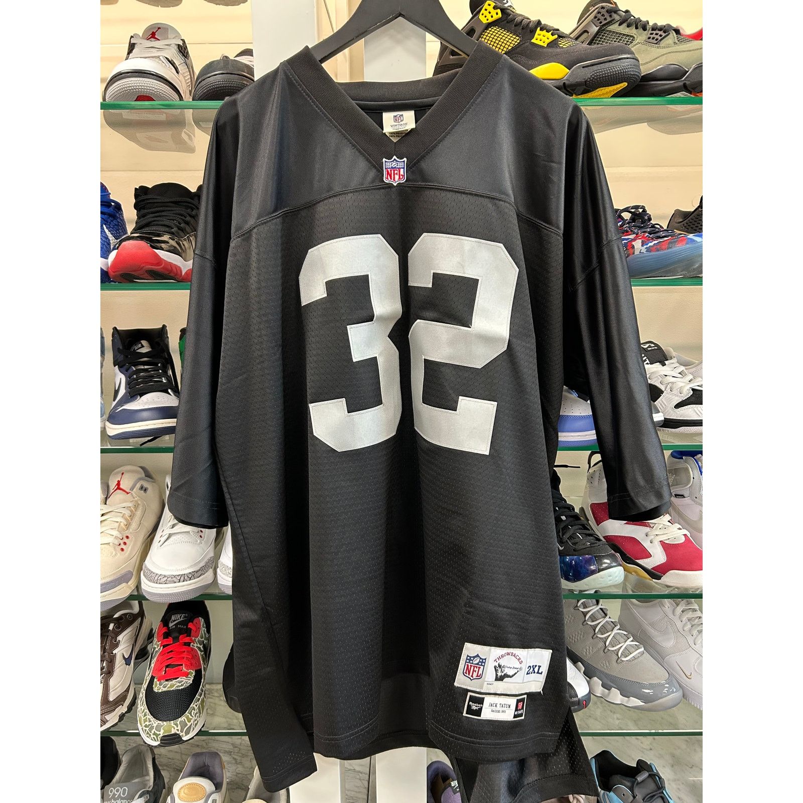 NFL × Reebok Oakland/Las Vegas Raiders Jack Tatum football jersey #32 2XL Size US XXL / EU 58 / 5 - 1 Thumbnail
