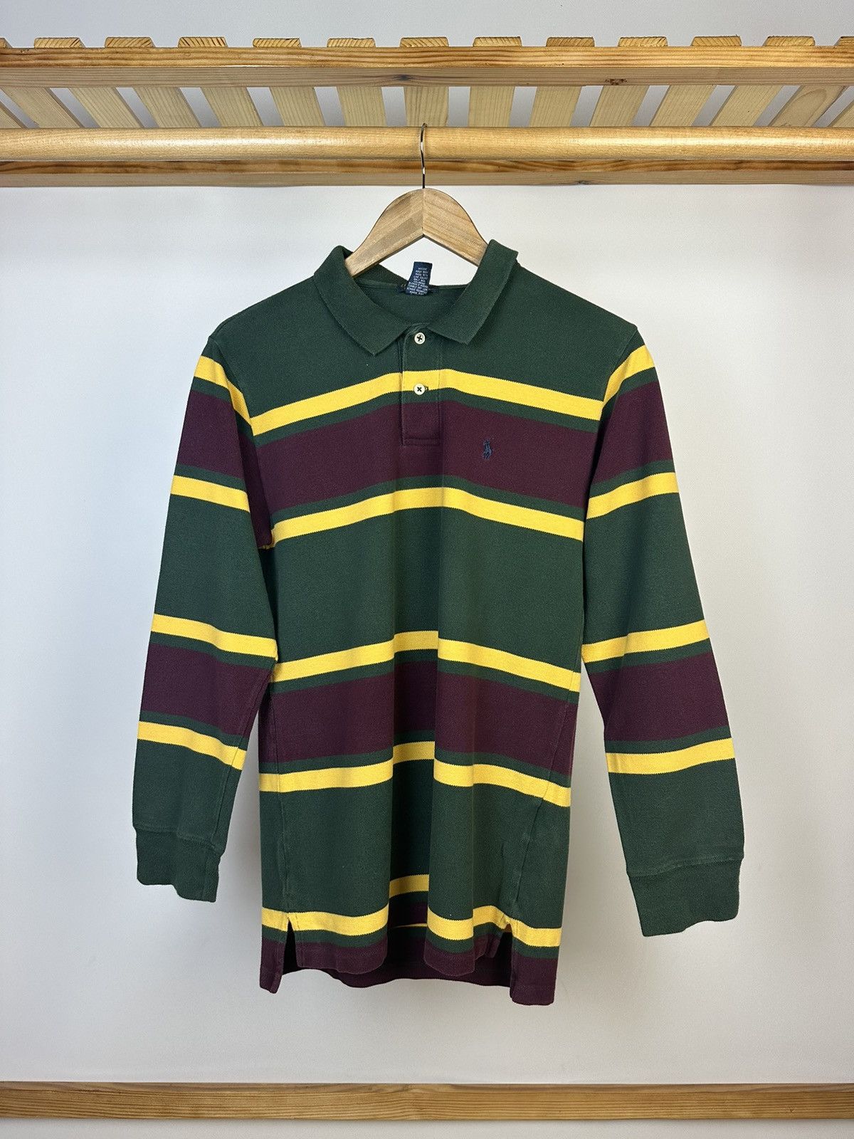 Polo Ralph Lauren × Rugby Ralph Lauren × Vintage Vintage 90s Polo Ralph Lauren Rugby Sweatshirt Y2K Size US XS / EU 42 / 0 - 1 Thumbnail