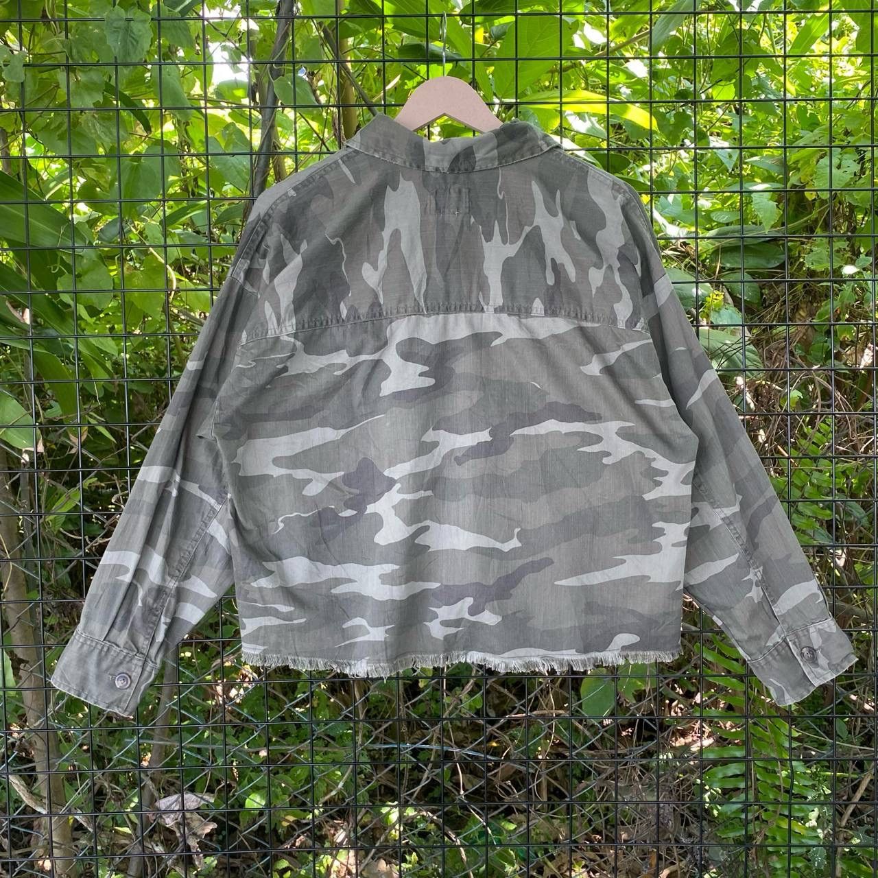 American Eagle Outfitters × Vintage Vintage American Eagle Army Oversize Button Up Jacket Size US XS / EU 42 / 0 - 7 Thumbnail