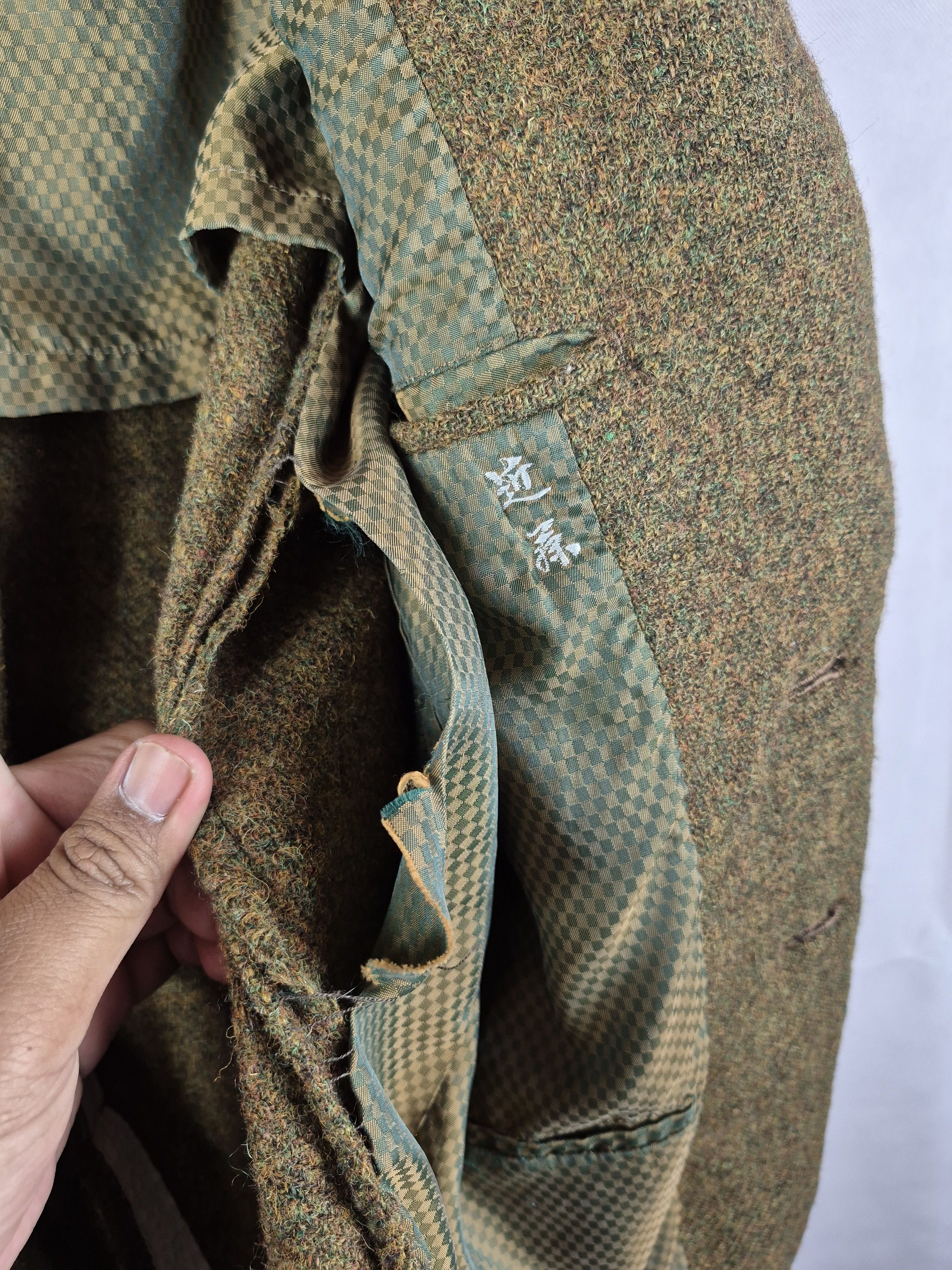Harris Tweed 🔥 Harris Tweed Hand Woven Light Weight Suits Blazer Coat Size 40R - 17 Thumbnail
