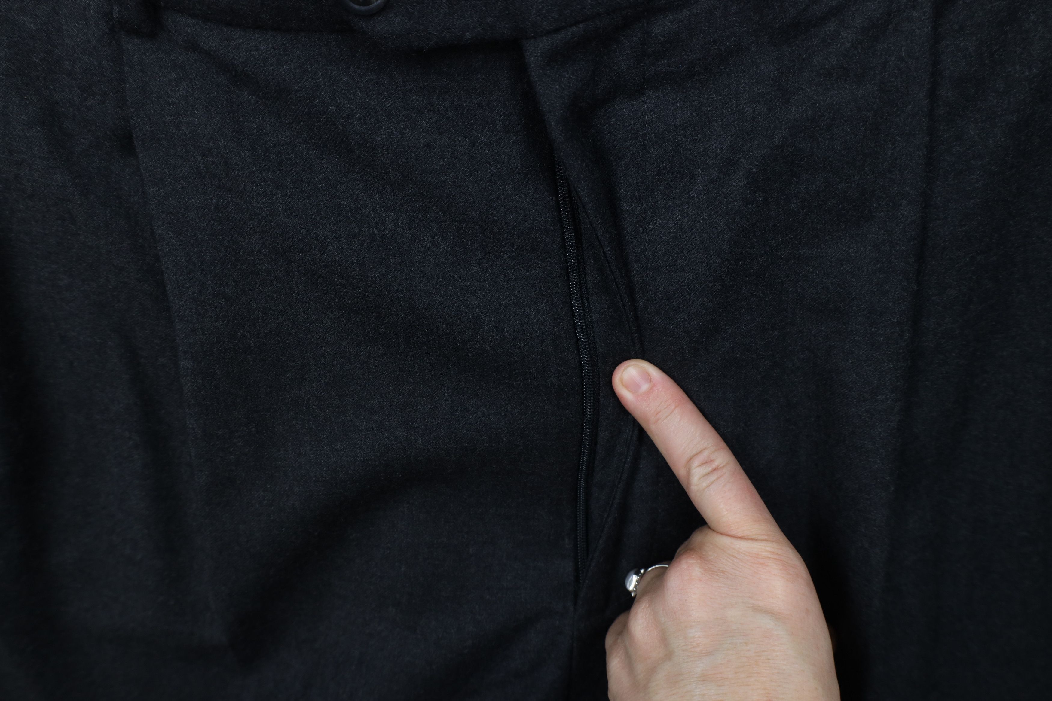 Vintage Vintage 90s Streetwear Wide Leg Chino Pants Charcoal Gray Size US 36 / EU 52 - 5 Thumbnail