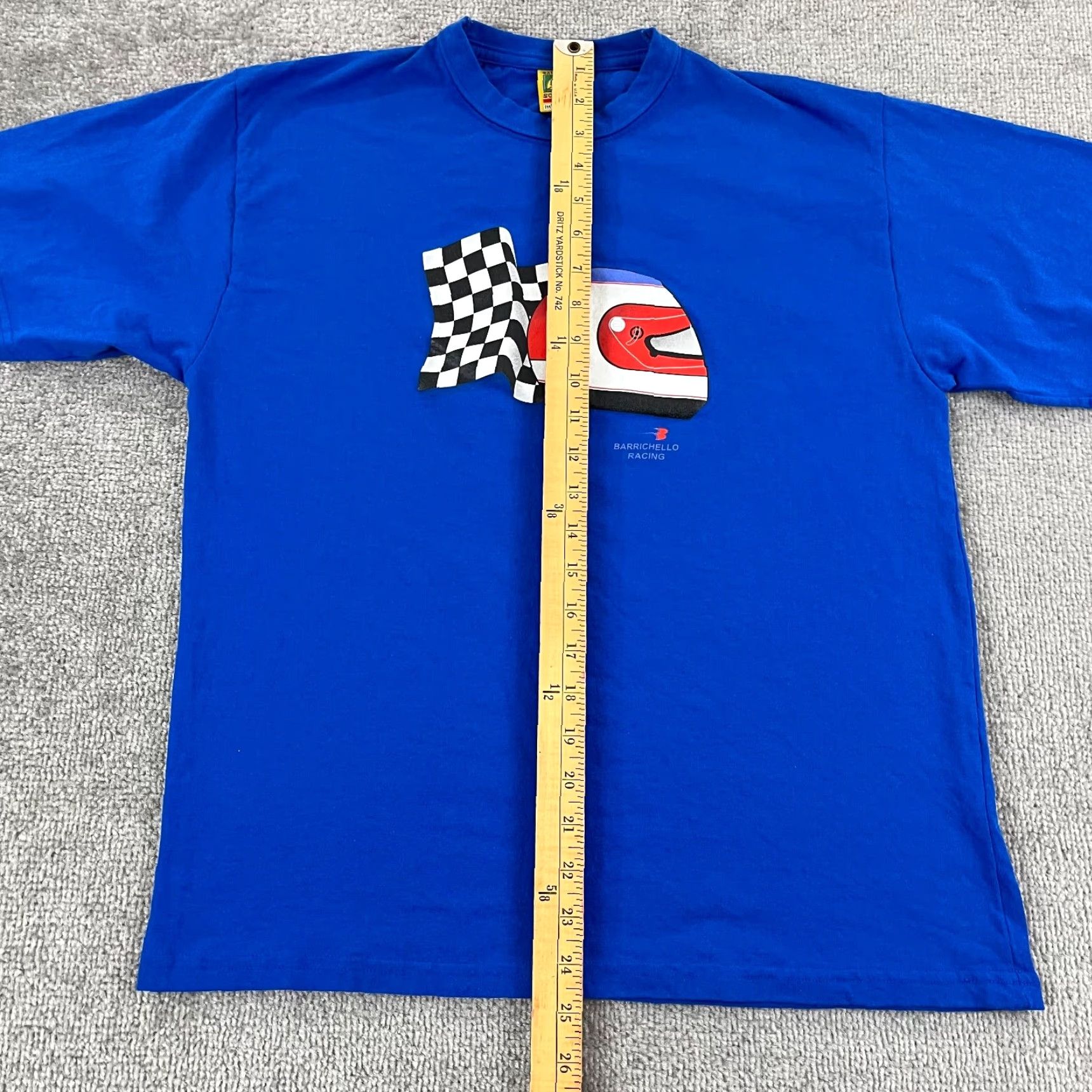 Vintage VINTAGE RUBENS BARRICHELLO RACING Shirt Mens S Blue F1 Graphic S/S Shirt Mens Small/Medium Size US S / EU 44-46 / 1 - 5 Thumbnail