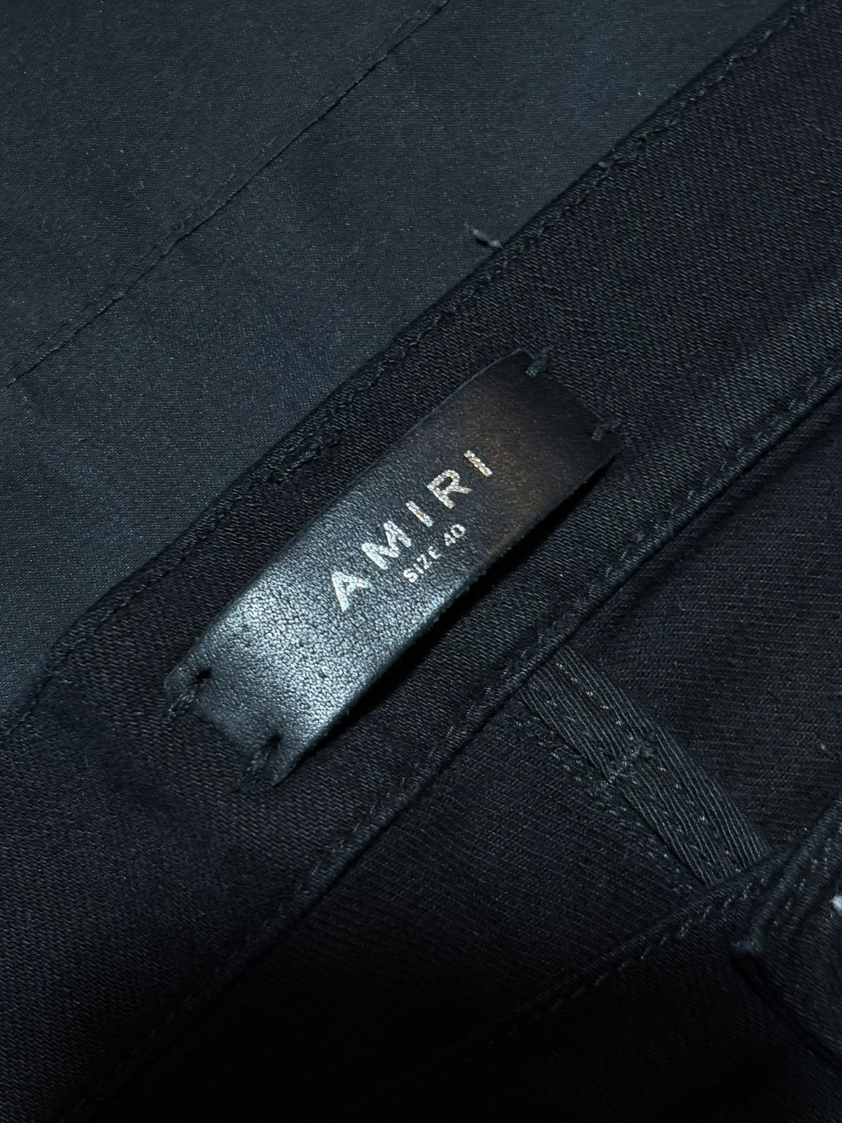Amiri Amiri MX1 Black Patch Jeans - Size 40 Size US 40 / EU 56 - 5 Thumbnail