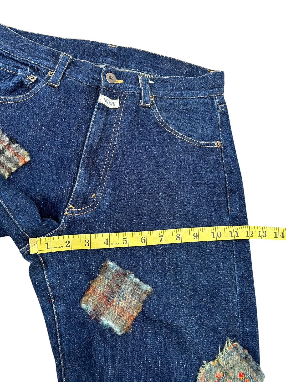 Kapital Japanese Brand Pink House Selvedge Denim Jeans Size US 30 / EU 46 - 17 Thumbnail