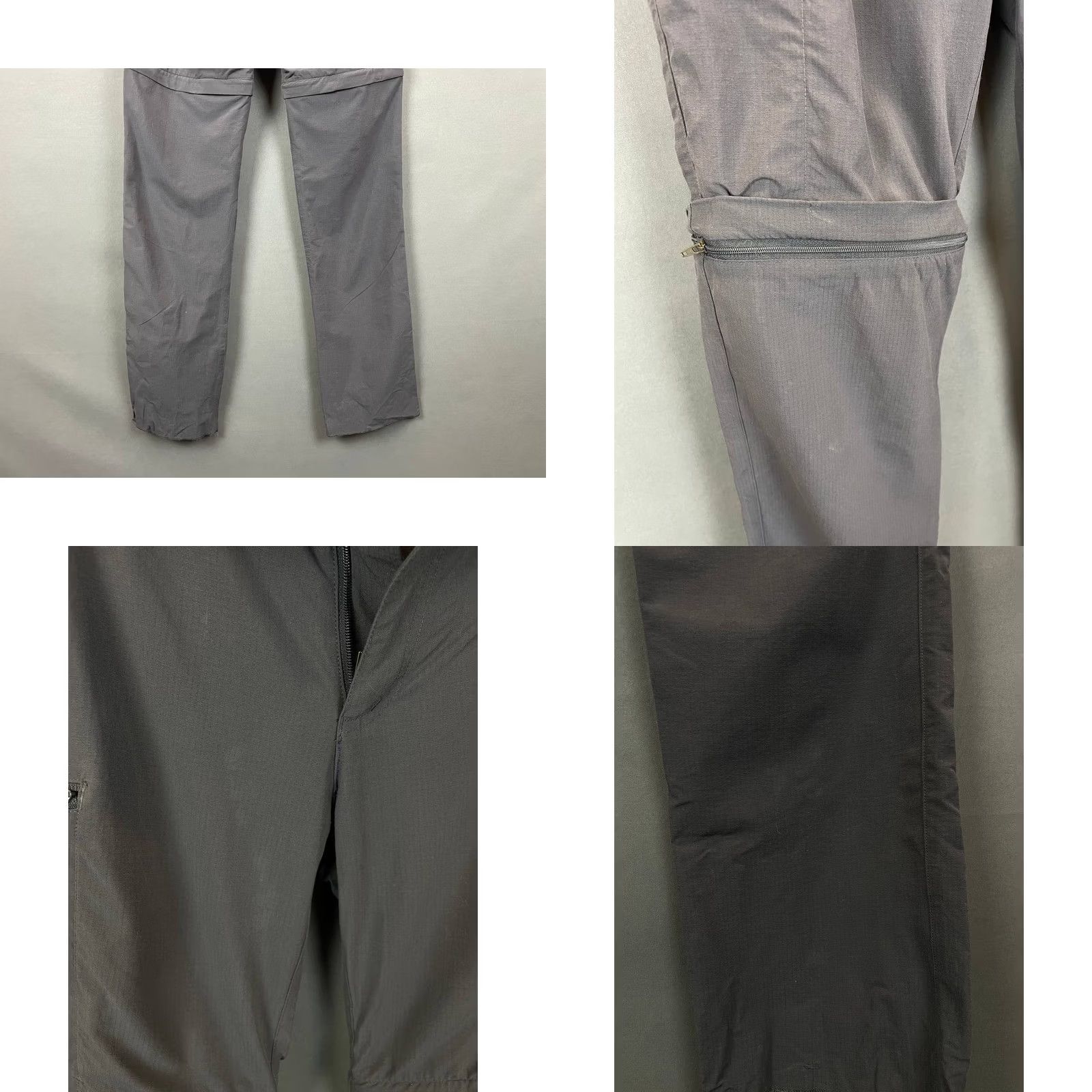 Vintage Fjällräven Men Track Pants Size 36 Gray Nylon Belt Loop Outdoor Trouser Pants Regular Gray 90s Modern Men Adjustable Waist Pocket Mens Size US 36 / EU 52 - 9 Thumbnail