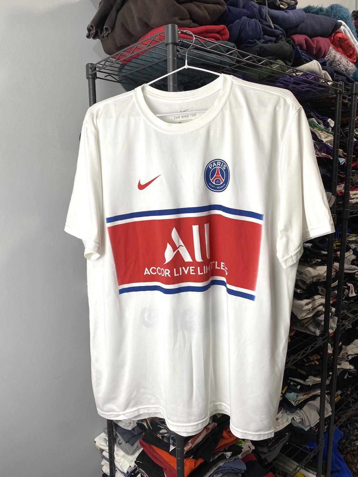 Nike Nike Paris Saint Germain Messi Soccer Jersey T Shirt Size US XL / EU 56 / 4 - 1 Thumbnail