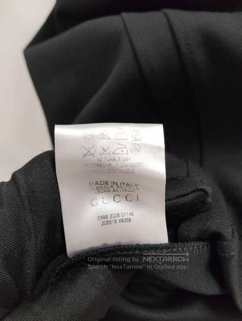 Gucci Gucci Size m Black skirt Size 42" / US 20 - 4 Thumbnail