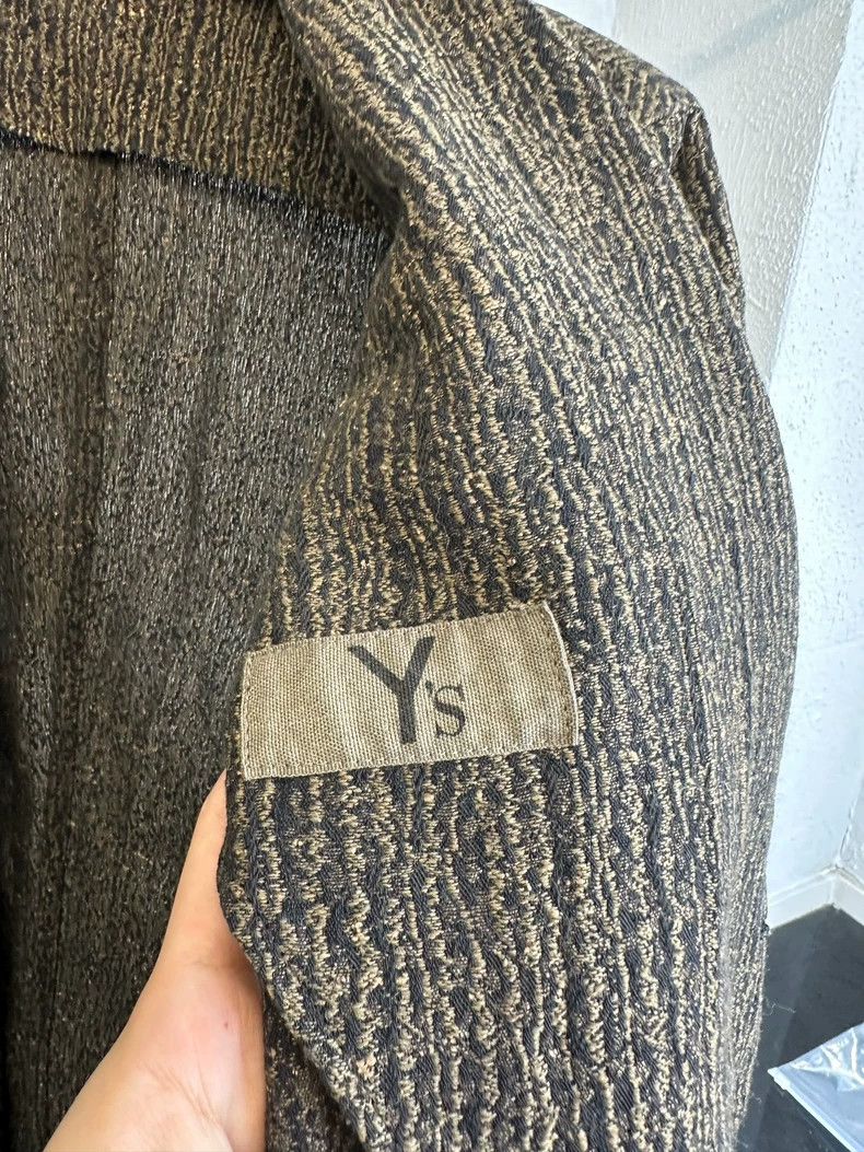 Y's Y's size os 80s Texture Stripe blazer Size 36R - 7 Thumbnail