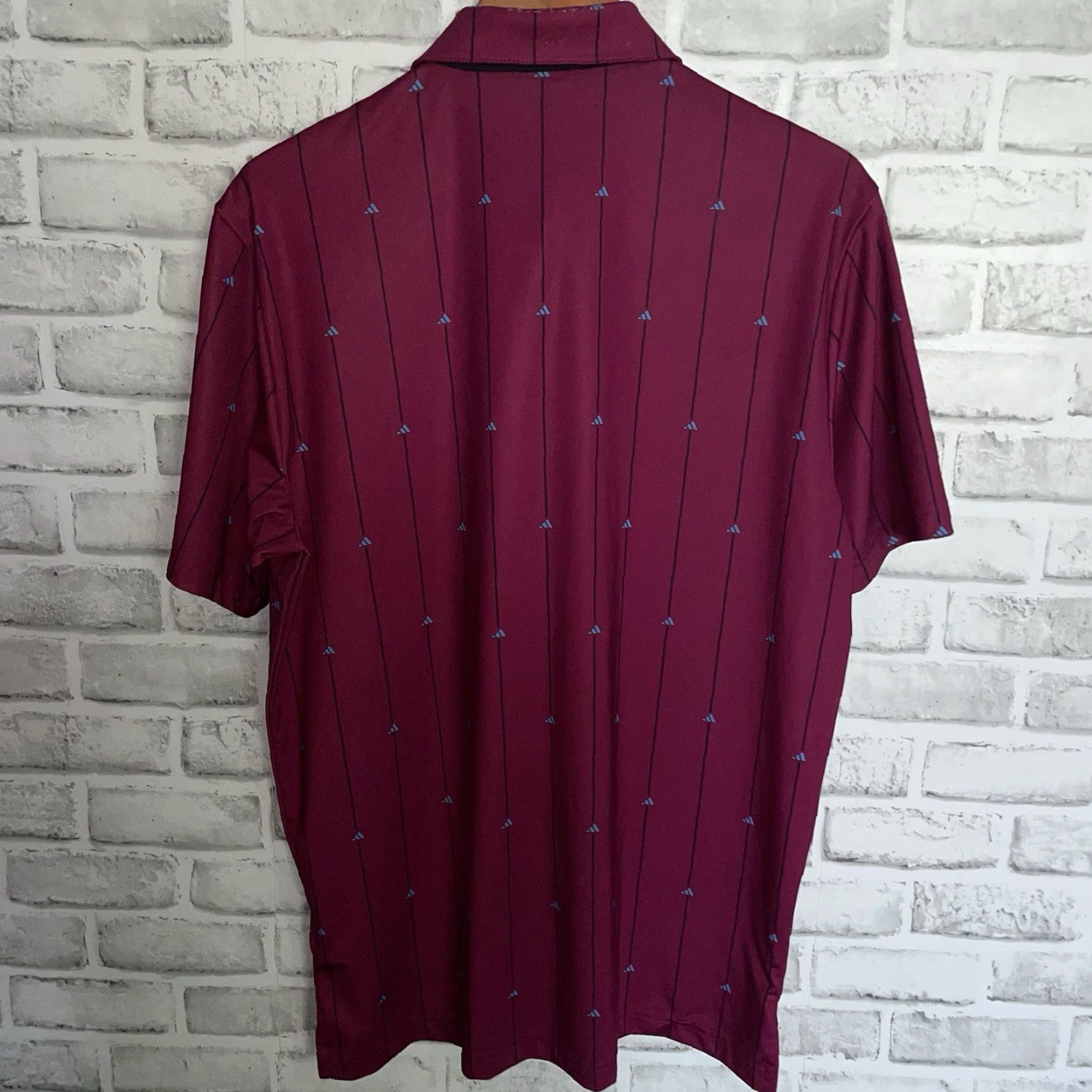 Adidas Adidas Polo Shirt Mens Size M Magenta Pink Stretchy Athletic Shirt Size US M / EU 48-50 / 2 - 5 Thumbnail