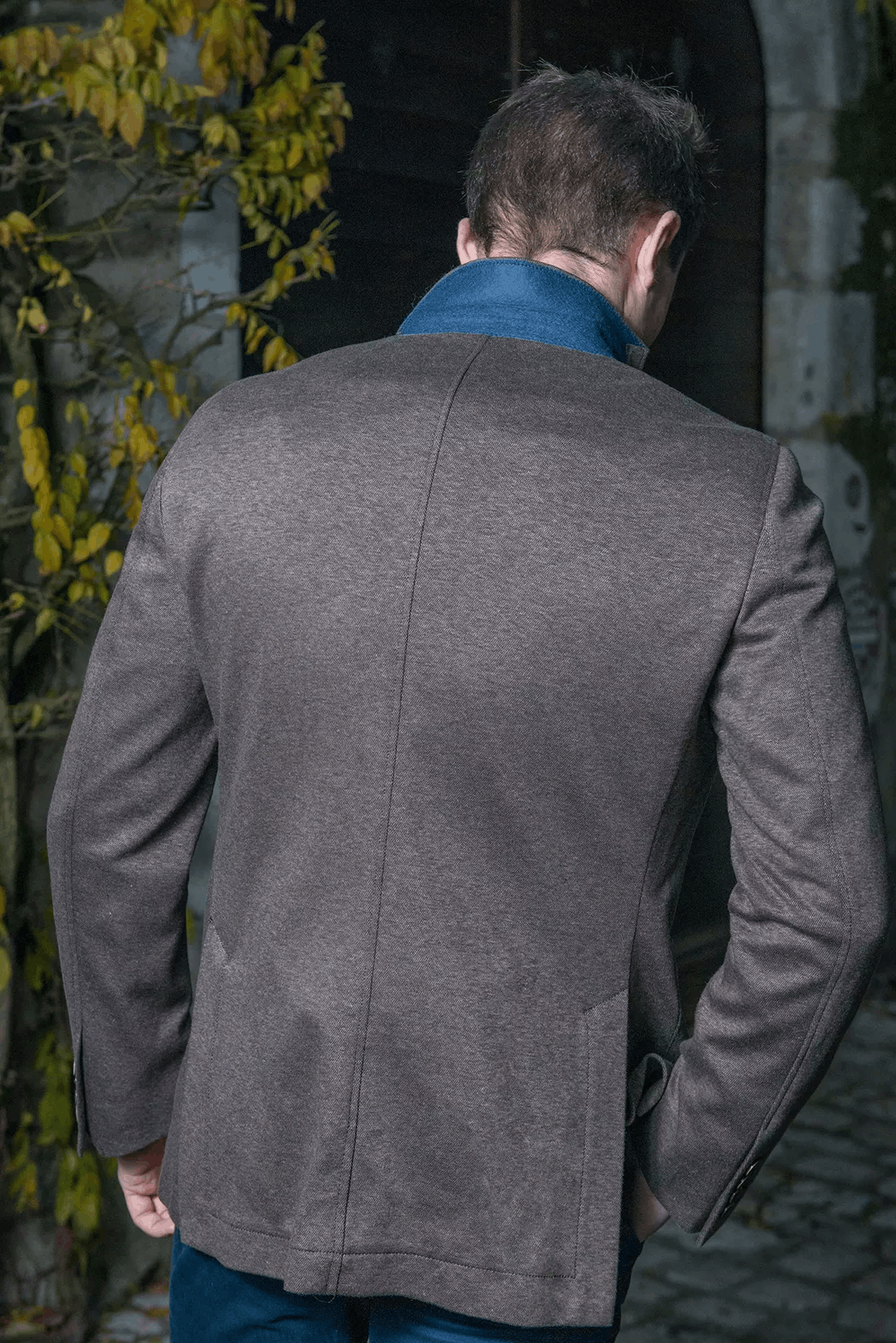 Hackett HACKETT London Jersey Stretch Cotton Blazer Jacket Size 46R Size 46R - 15 Thumbnail