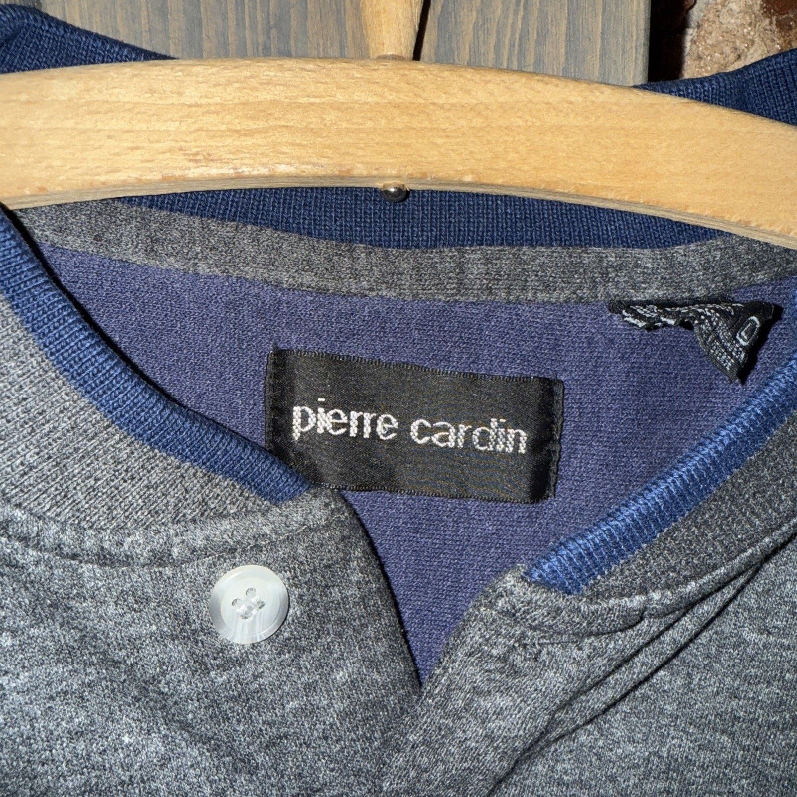 Pierre Cardin Pierre Cardin Y2K Mens L Color Block Crewneck Henley Preppy Size US L / EU 52-54 / 3 - 3 Thumbnail