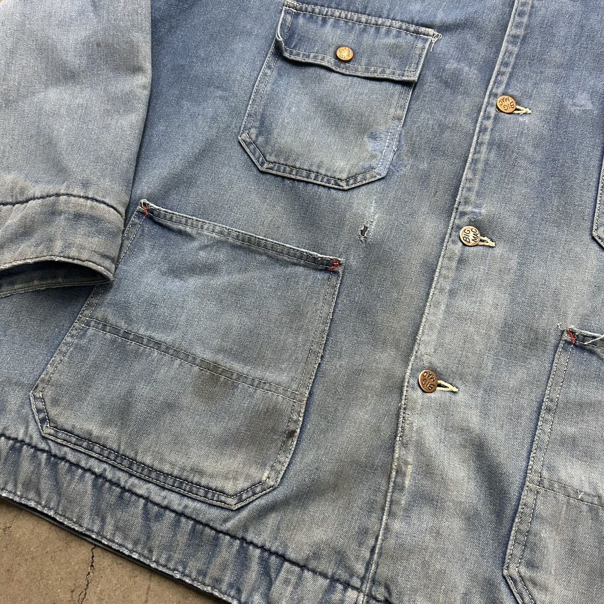 Big Mac × Vintage Vintage Big Mac workwear denim chore coat Size US XL / EU 56 / 4 - 4 Thumbnail