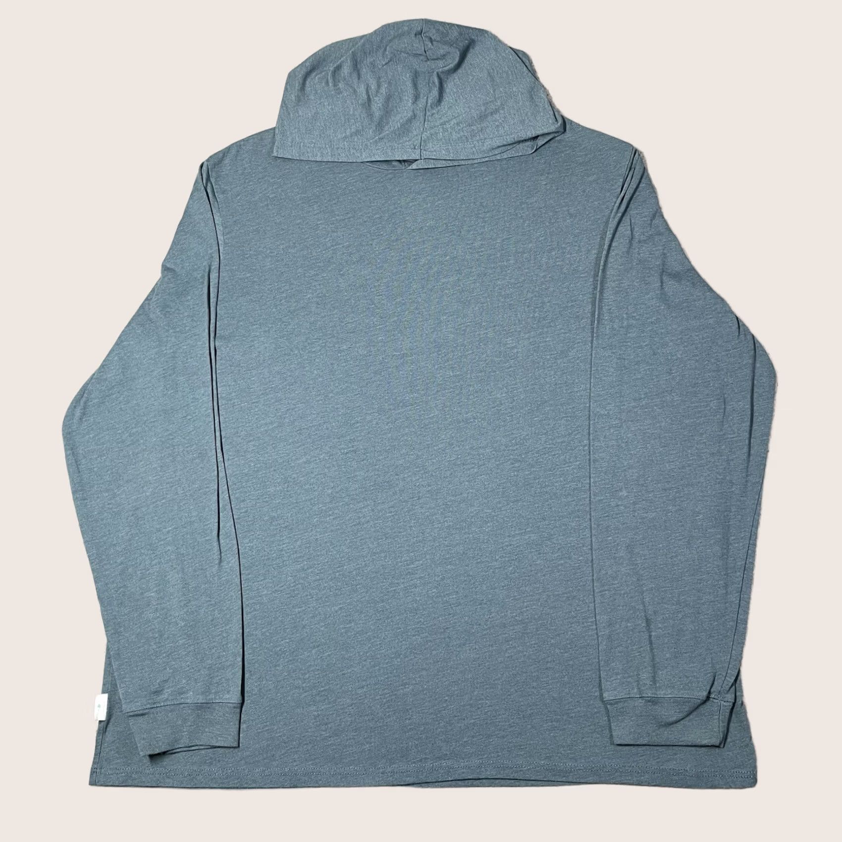 Vintage Soft Serve Hoodie Womens 2XL Blue Cloud Cotton Sweatshirt Pullover Stretch Size XXL / US 16-18 / IT 52-54 - 1 Thumbnail